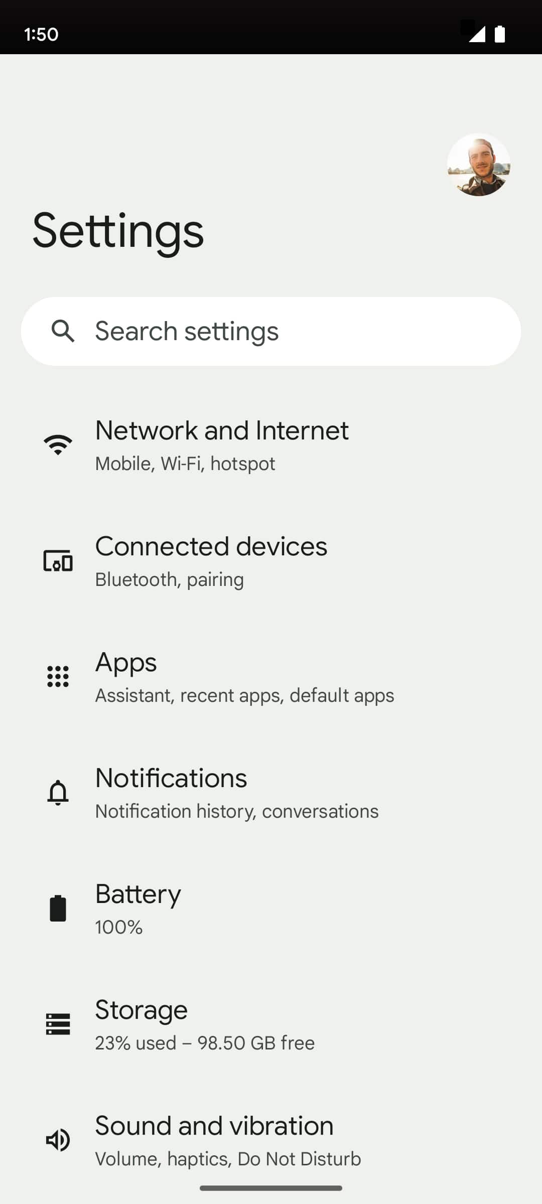 From the Settings app, scroll to and tap Apps.