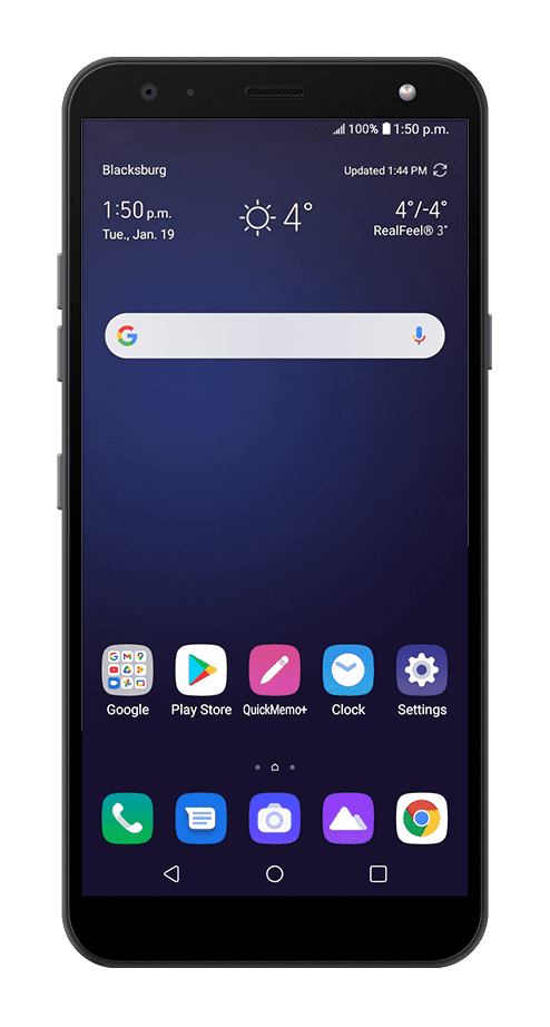 Getting to know the front of your device