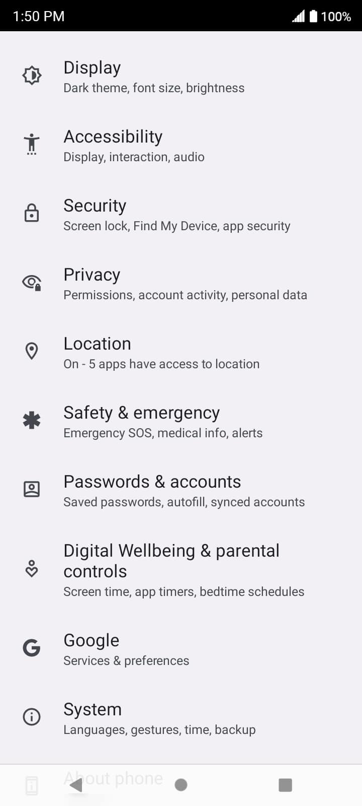 From the Settings app, scroll to and tap Apps.