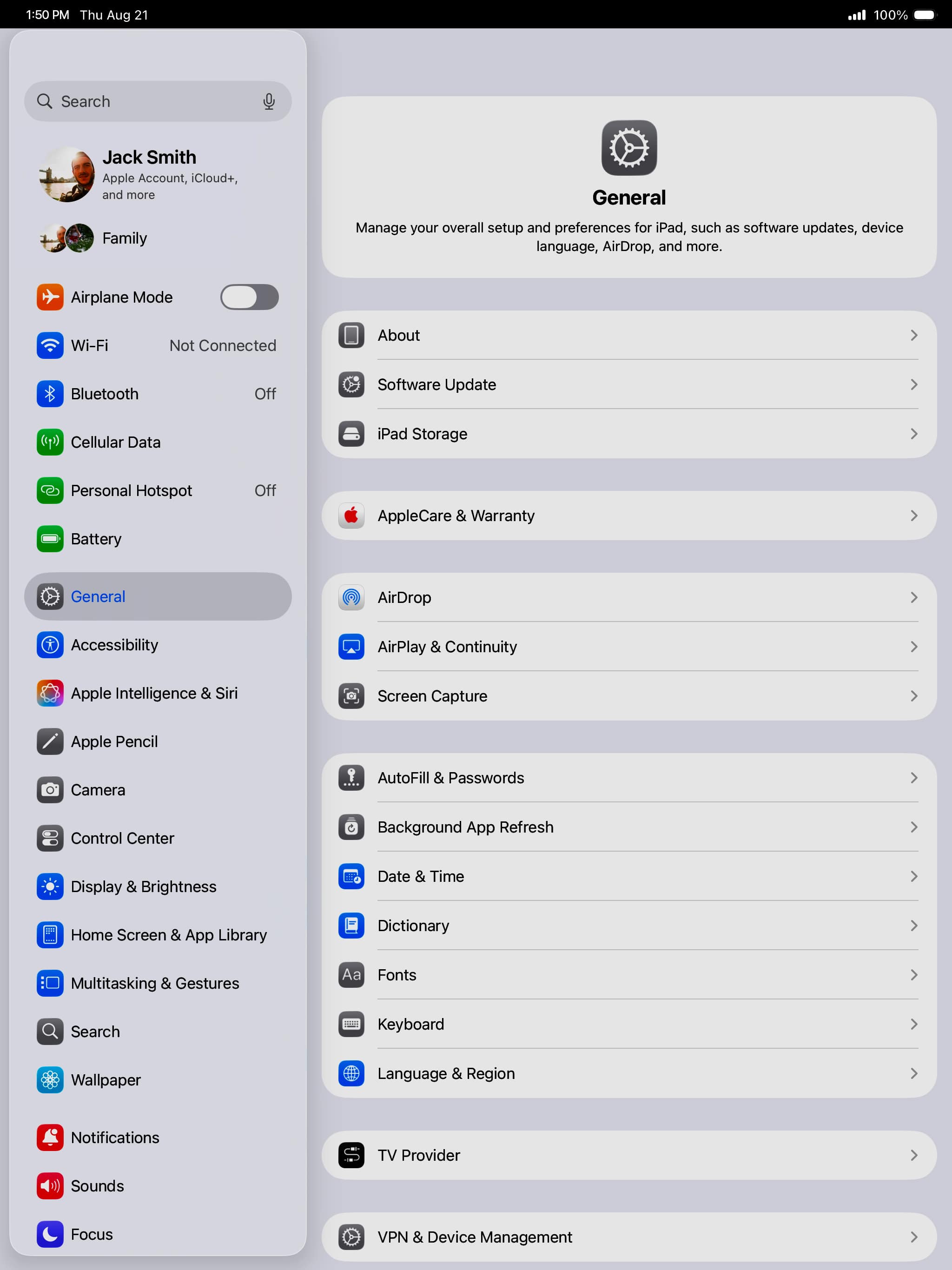 From the Settings app, scroll to and tap Apps.