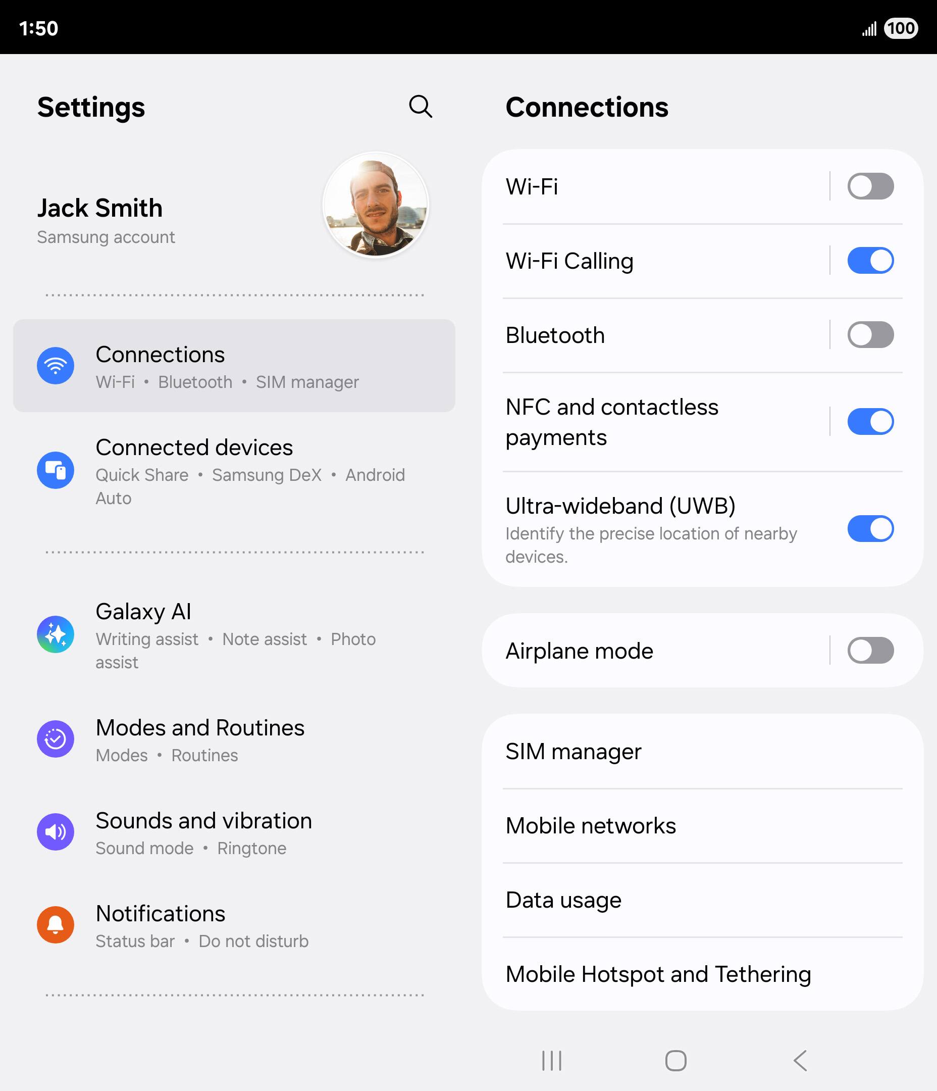 From the Settings app, scroll to and tap Apps.
