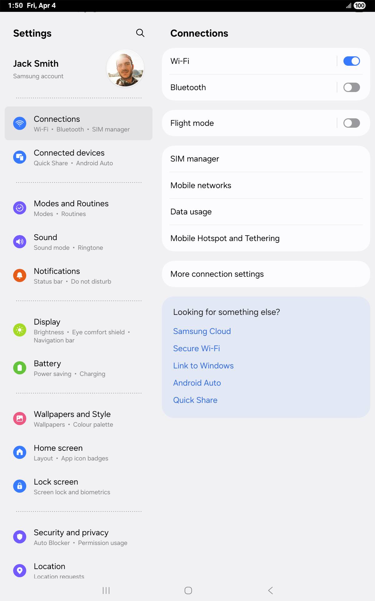 From the Settings app, scroll to and tap Apps.