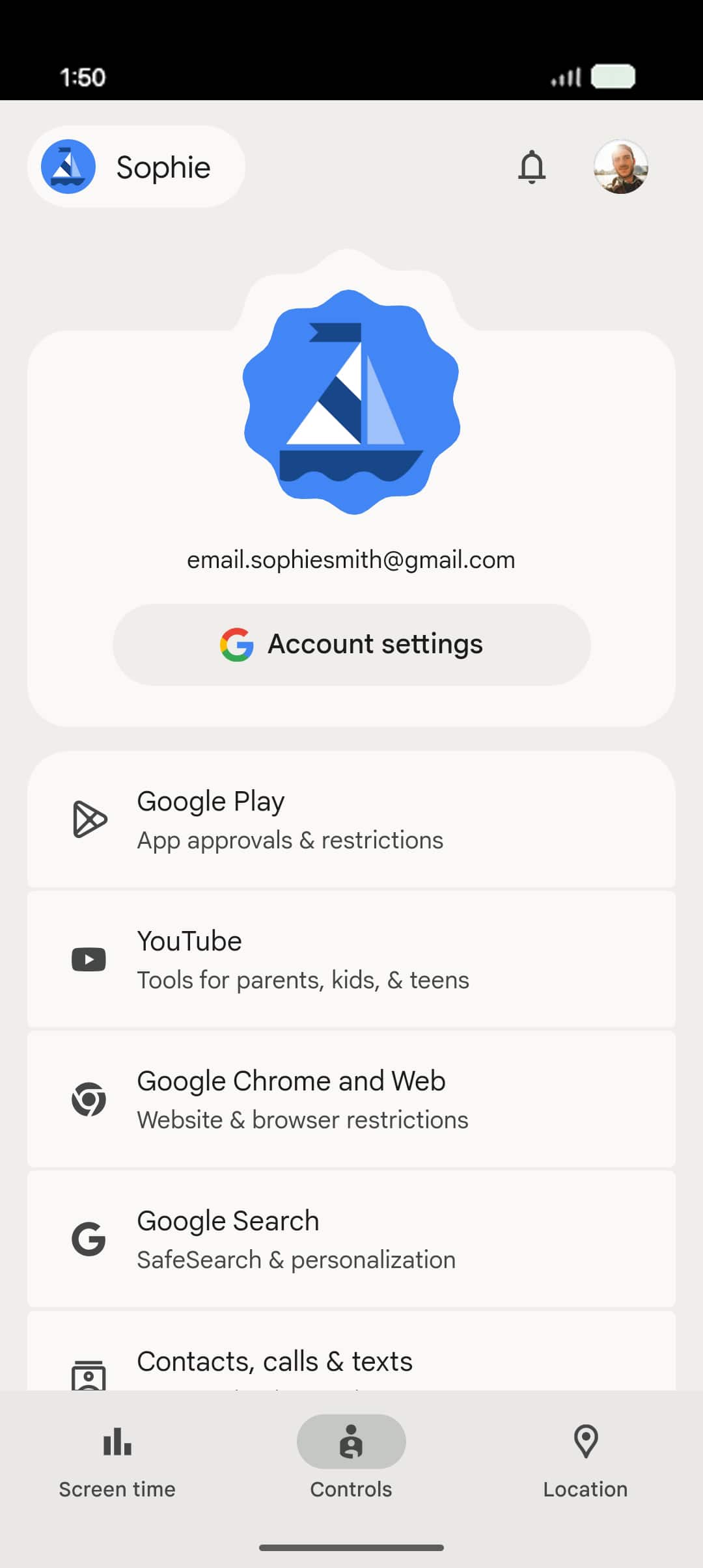 From the Settings app, scroll to and tap Apps.