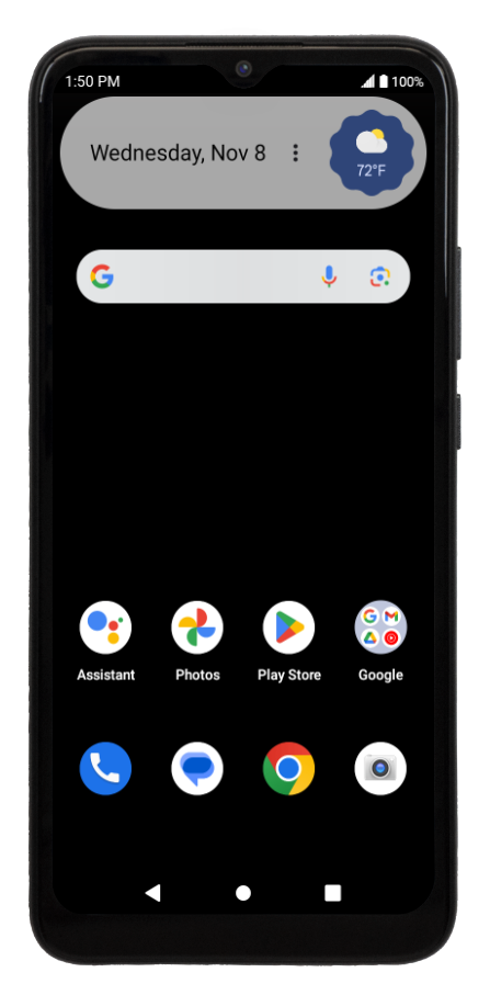 Getting to know the front of your device