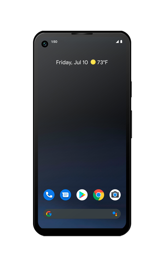 Getting to know the front of your device