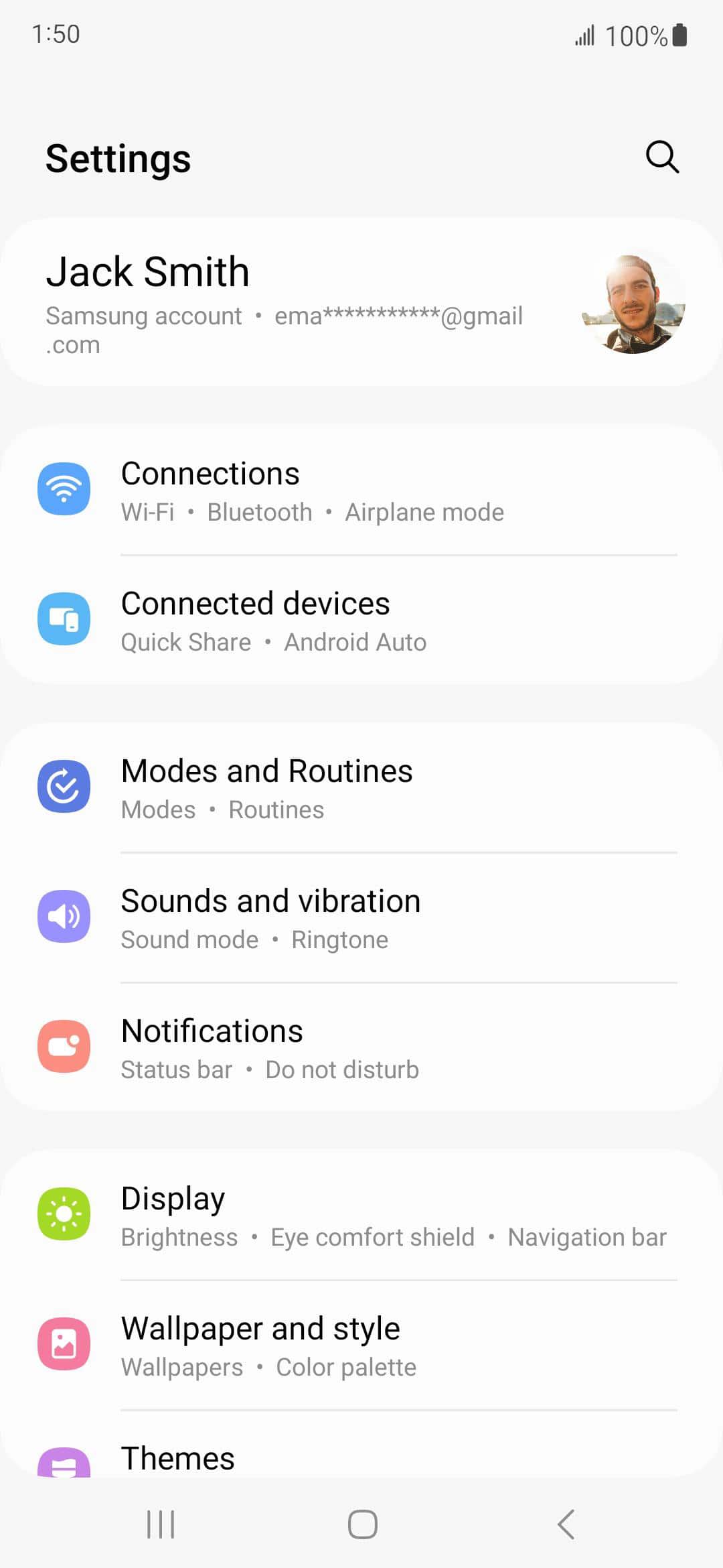 From the Settings app, scroll to and tap Apps.