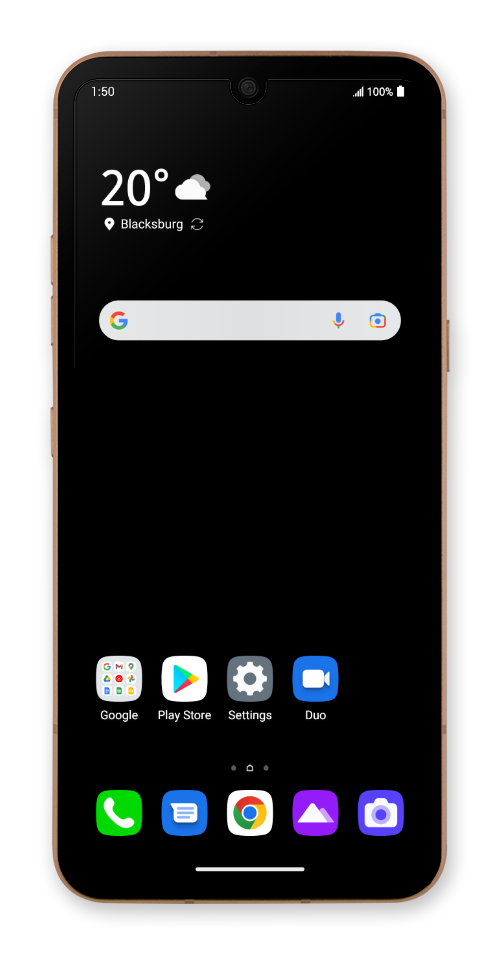 Getting to know the front of your device