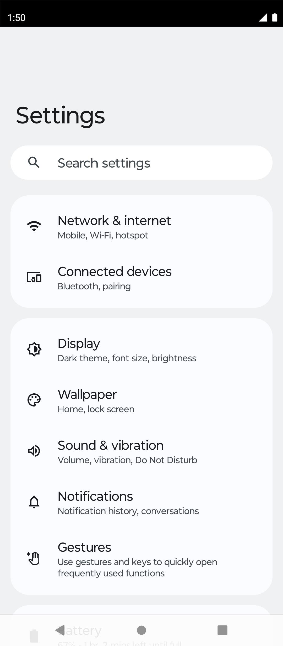 From the Settings app, scroll to and tap Apps.