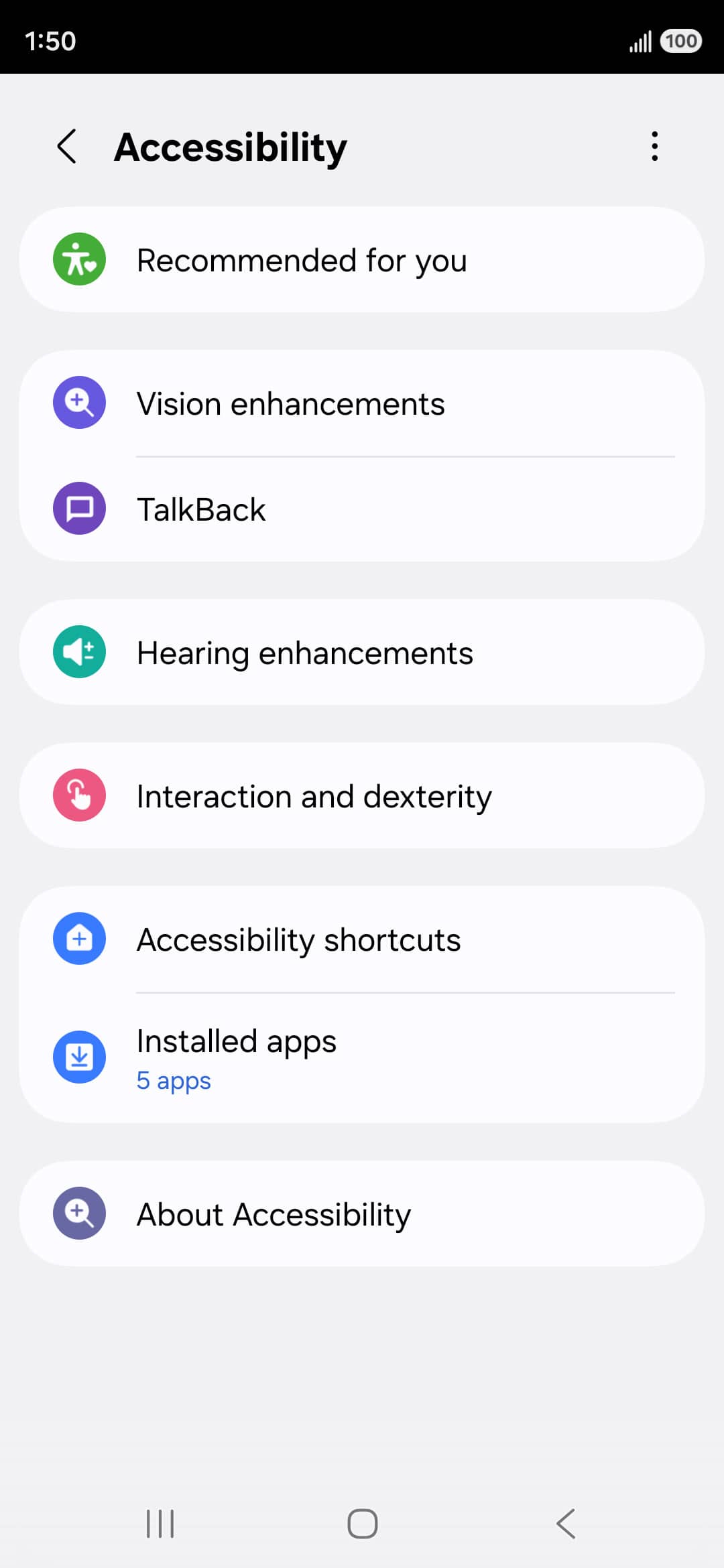 From the Settings app, scroll to and tap Apps.