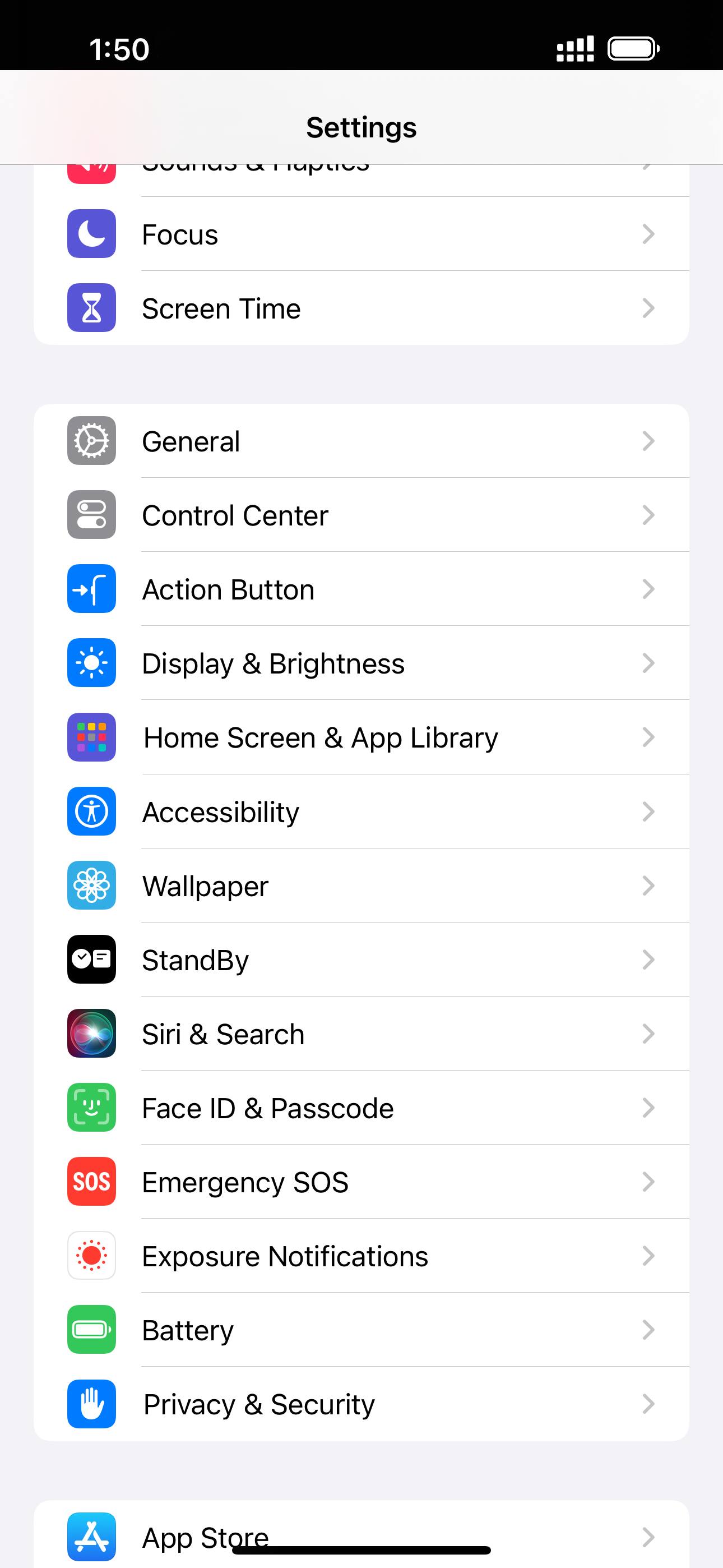 From the Settings app, scroll to and tap Apps.