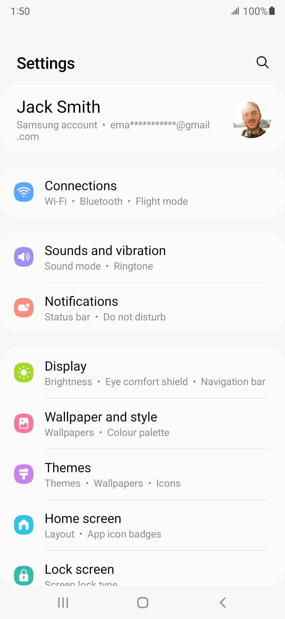 From the Settings app, scroll to and tap Apps.