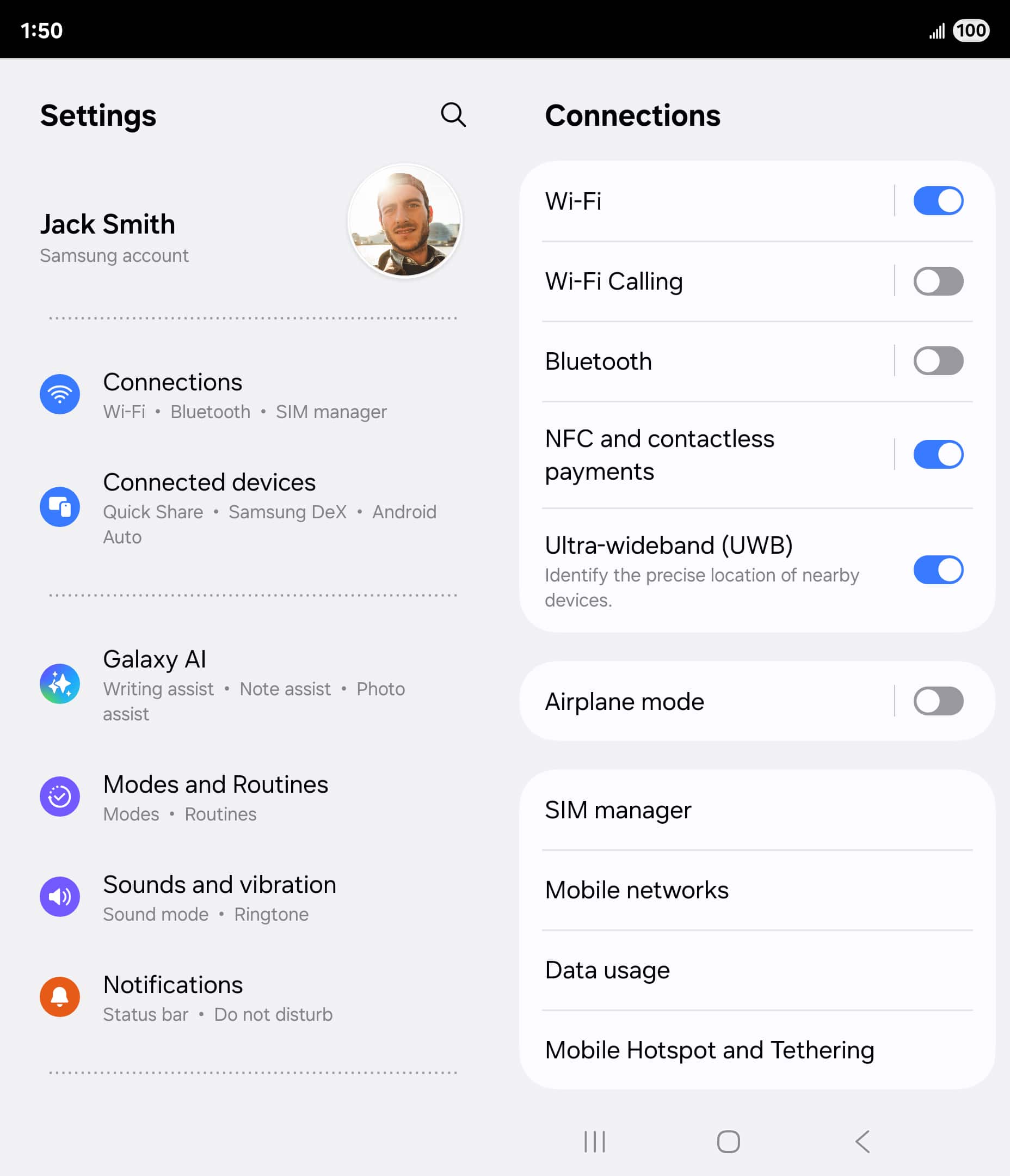 From the Settings app, scroll to and tap Apps.