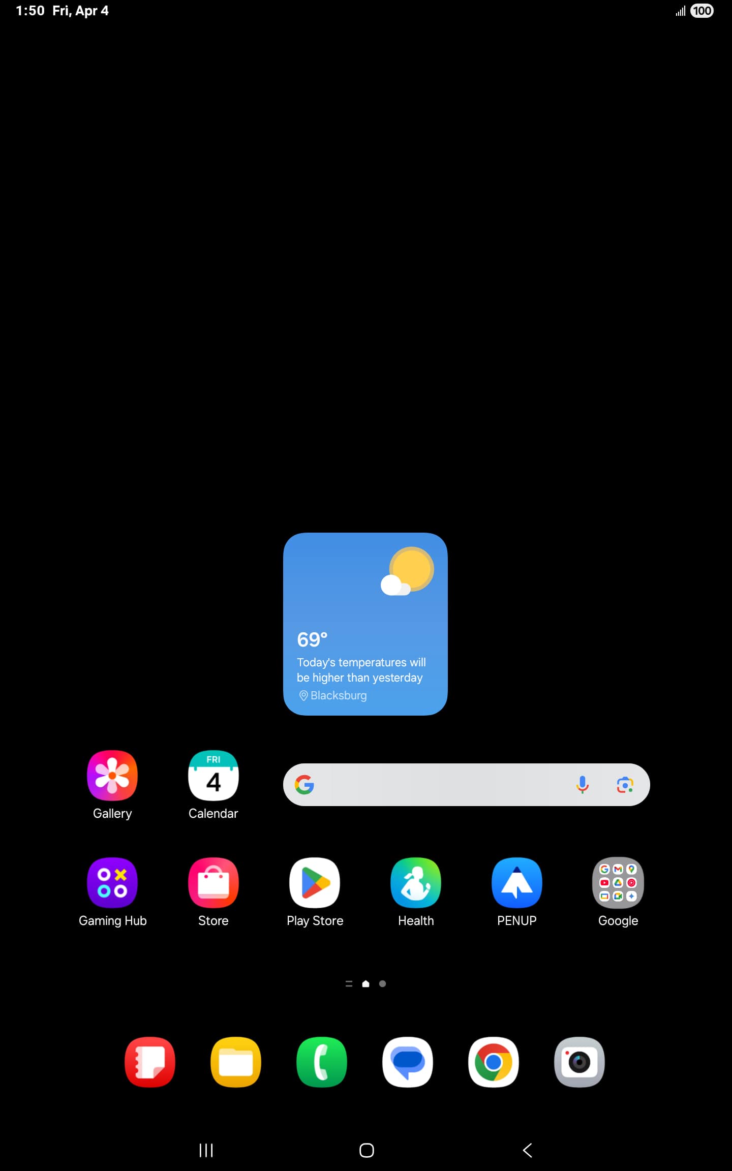 En la aplicación Settings, toca Apps.