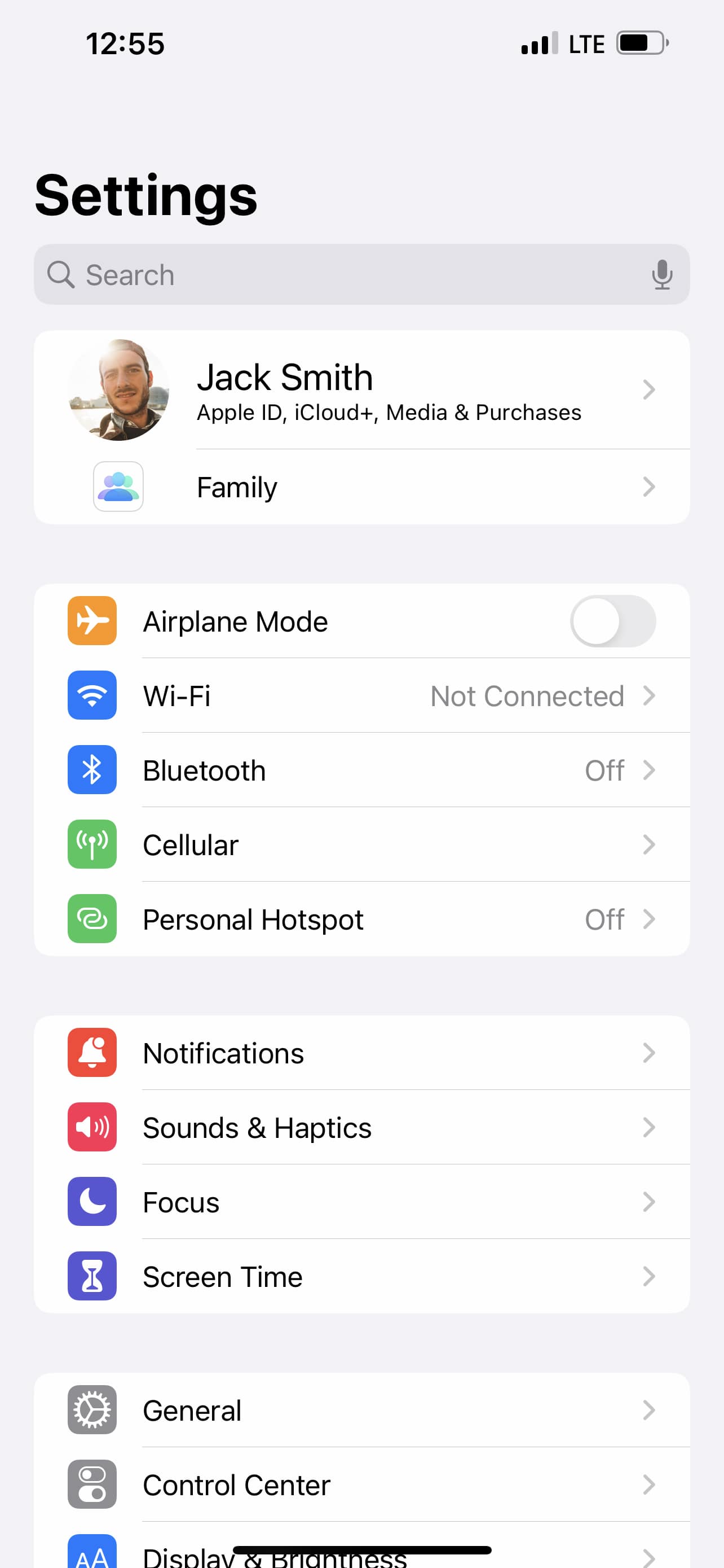 From the Settings app, scroll to and tap Apps.
