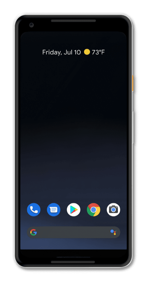 Getting to know the front of your device