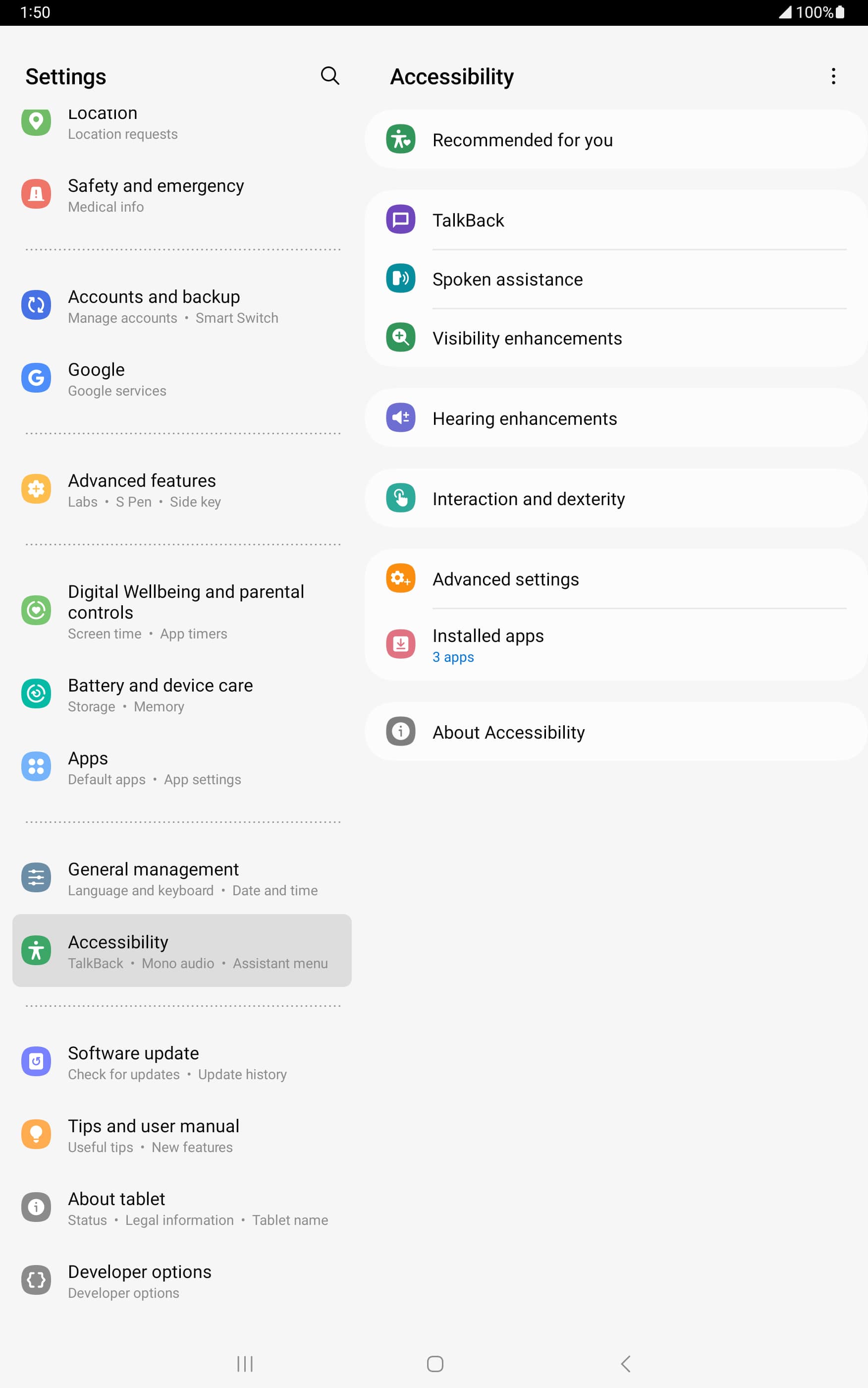 From the Settings app, scroll to and tap Apps.