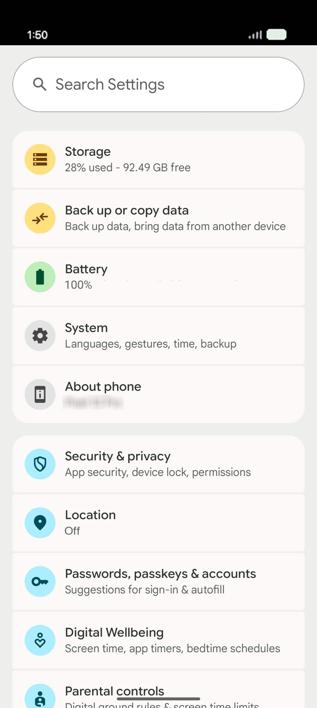 From the Settings app, scroll to and tap Apps.