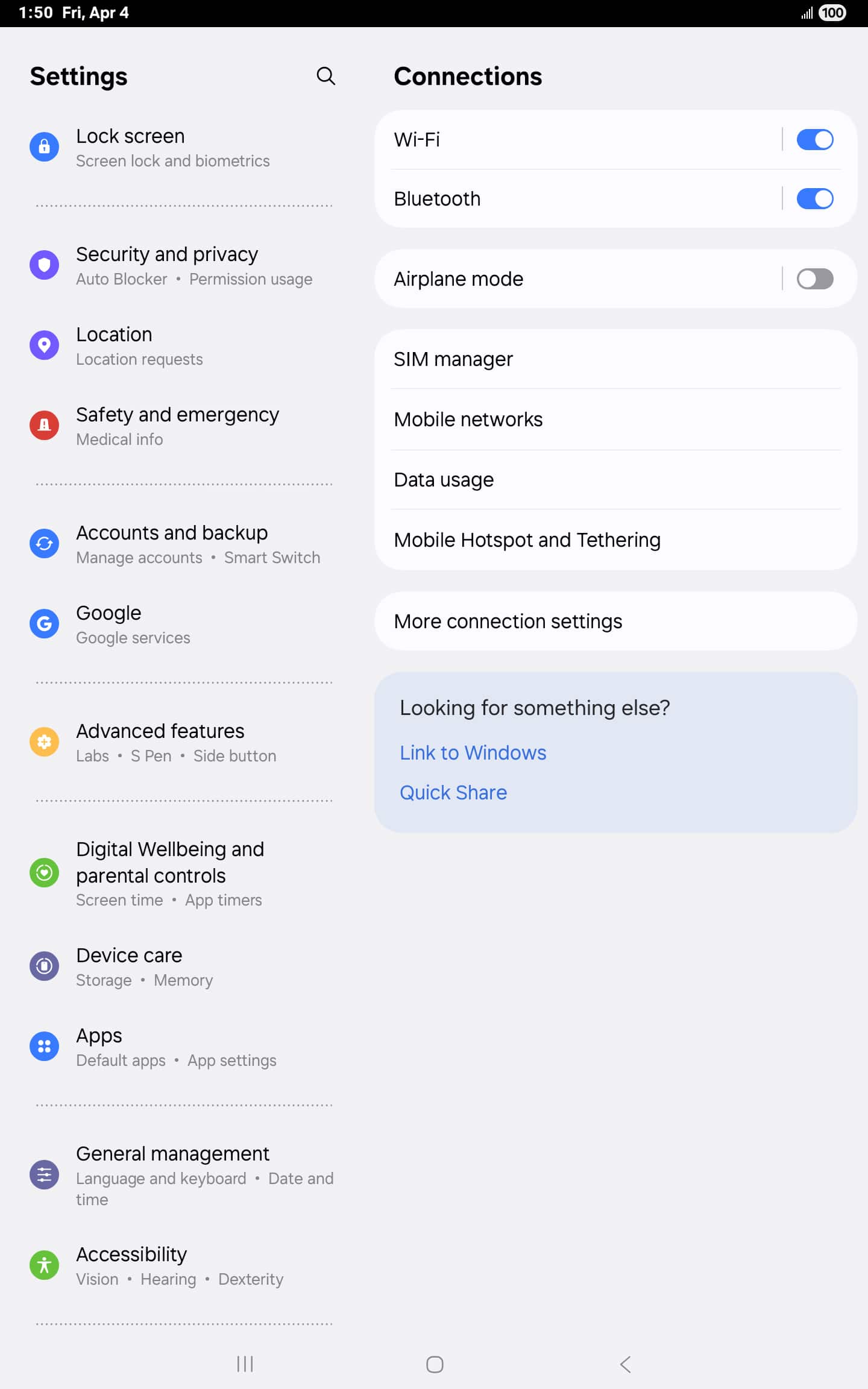From the Settings app, scroll to and tap Apps.