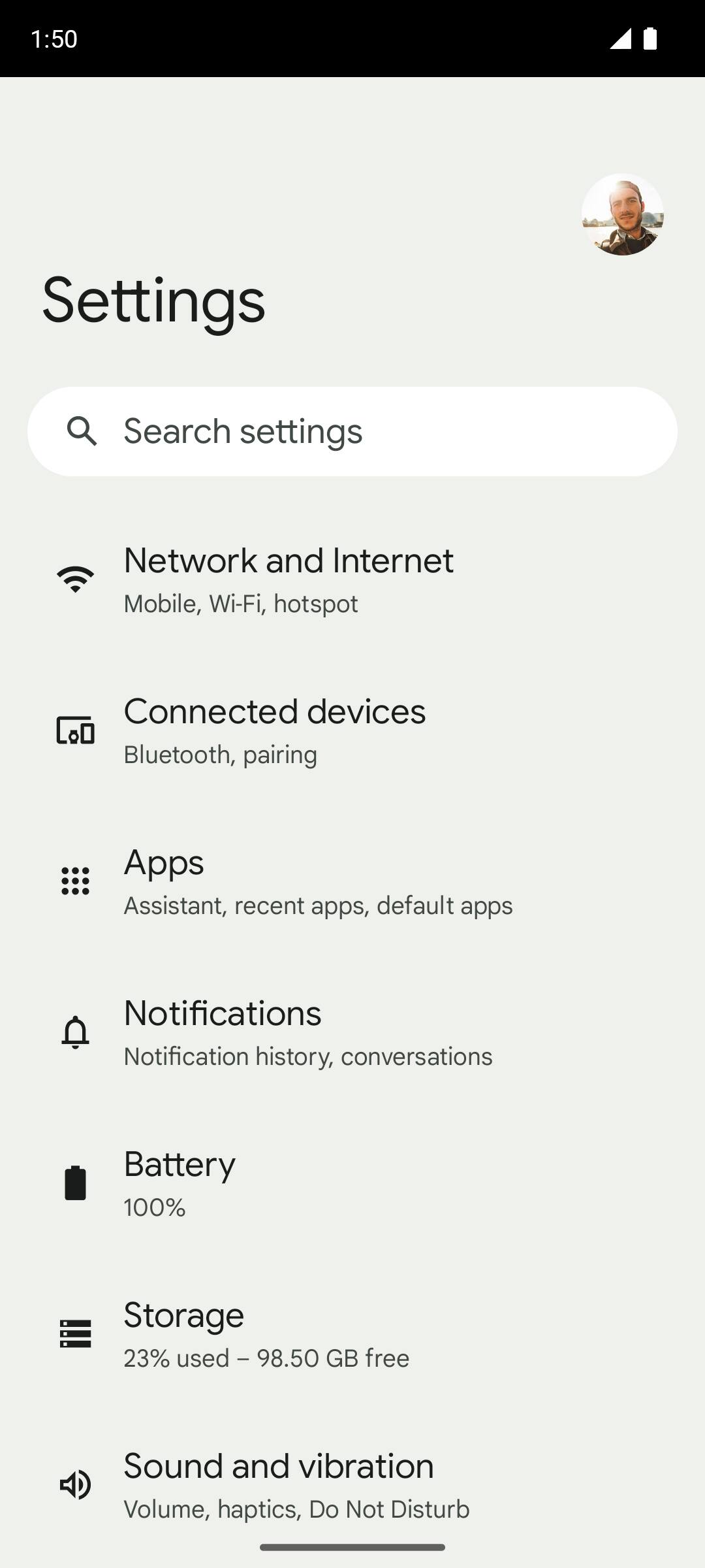 From the Settings app, scroll to and tap Apps.