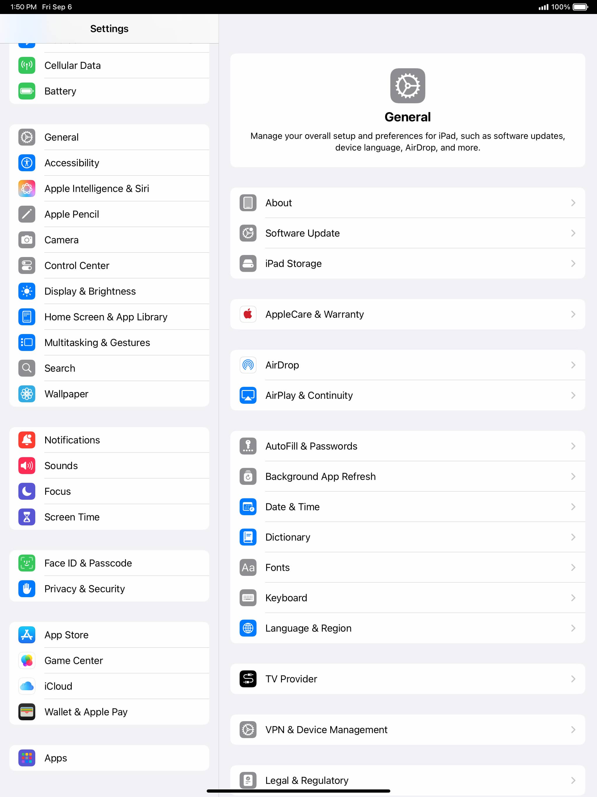 From the Settings app, scroll to and tap Apps.
