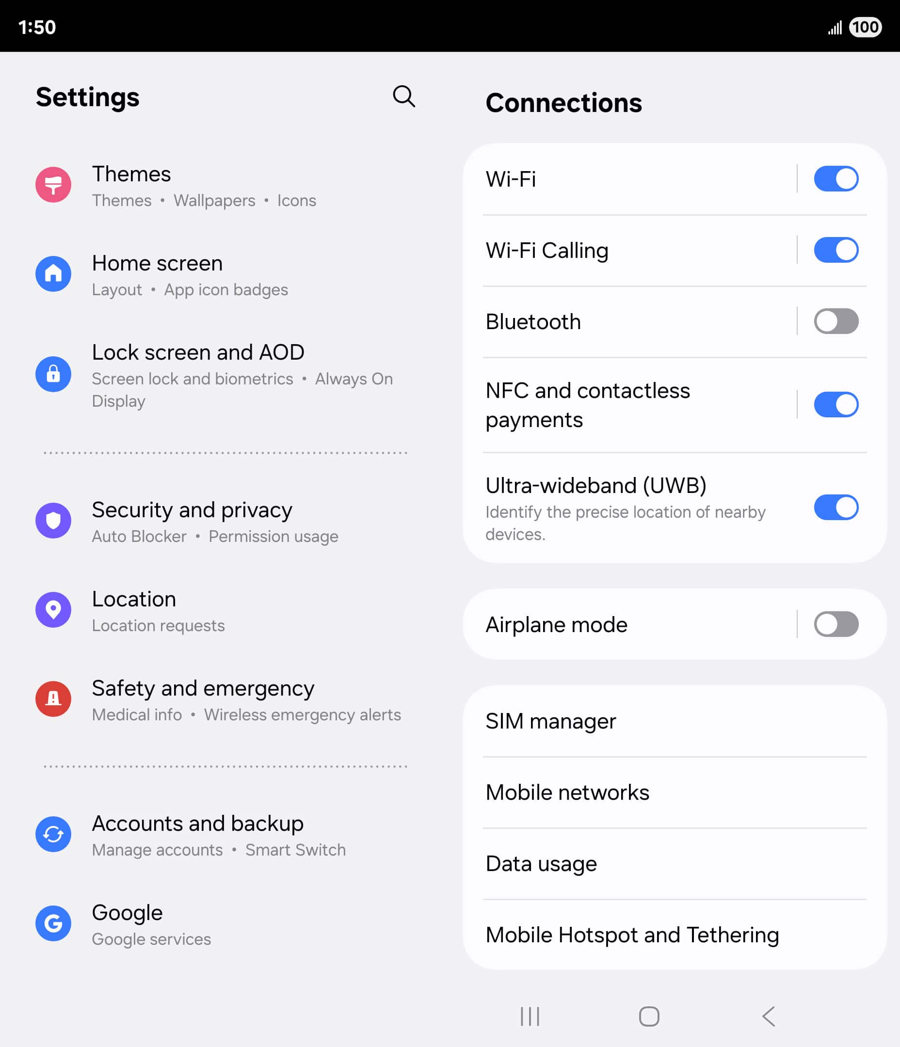 From the Settings app, scroll to and tap Apps.