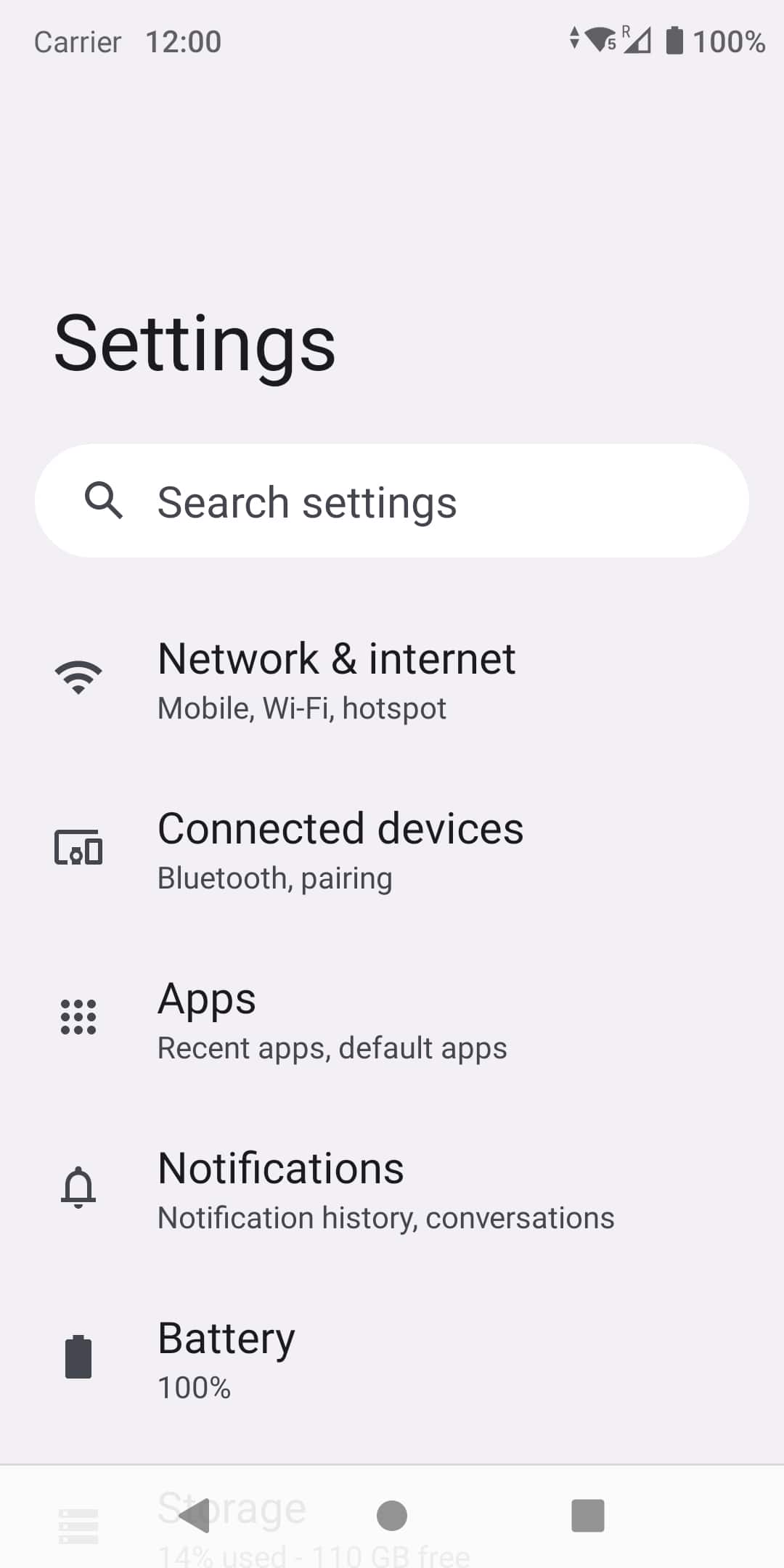 From the Settings app, scroll to and tap Apps.