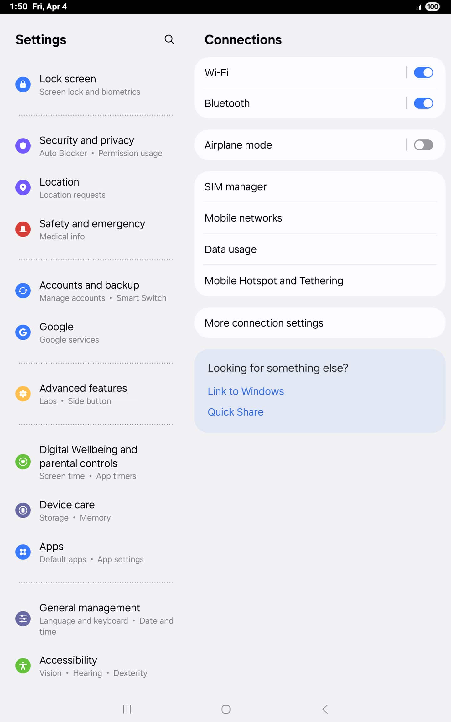 From the Settings app, scroll to and tap Apps.