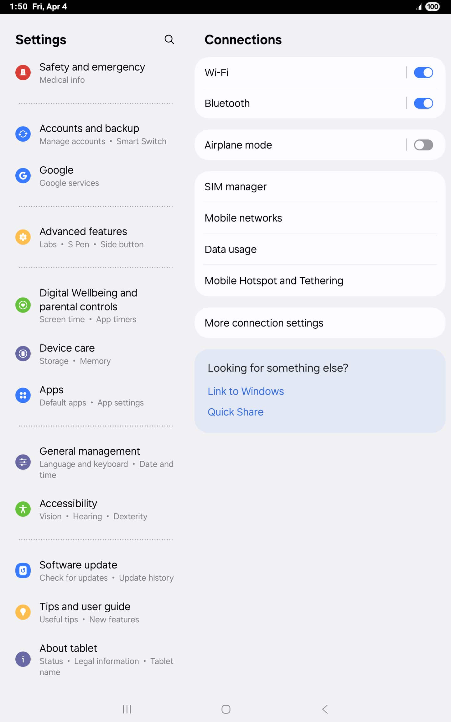 From the Settings app, scroll to and tap Apps.