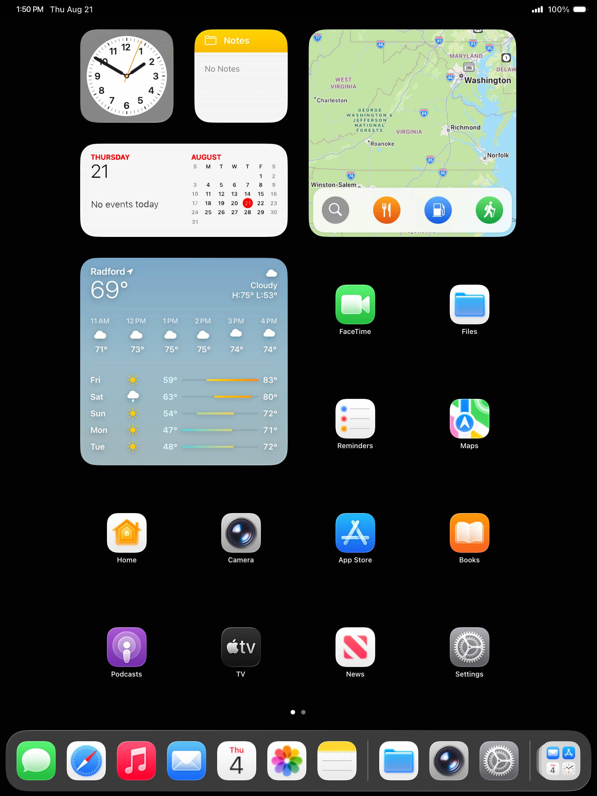 En la aplicación Settings, toca Apps.