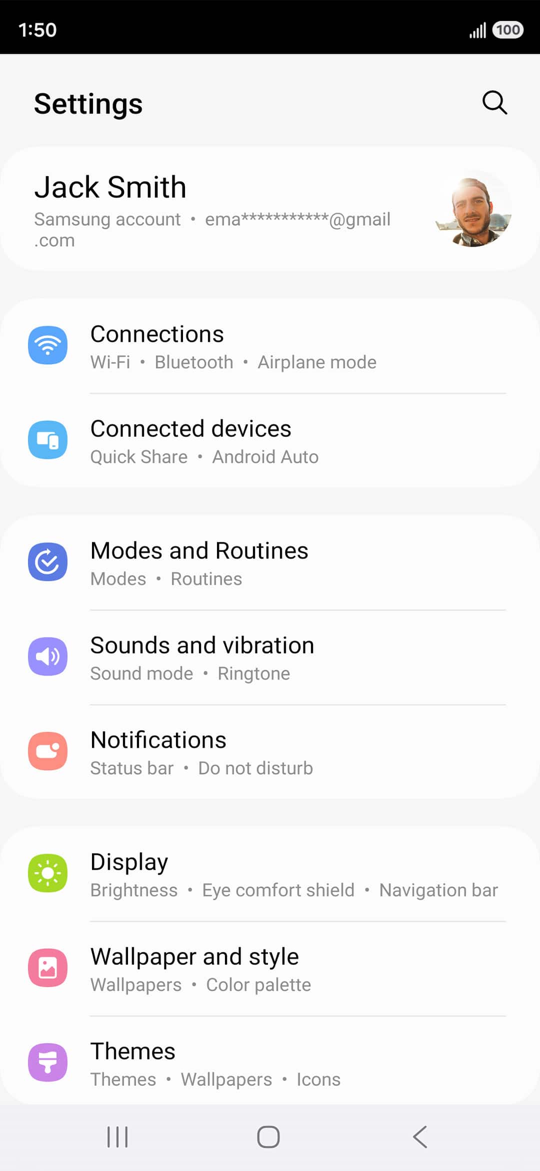 From the Settings app, scroll to and tap Apps.