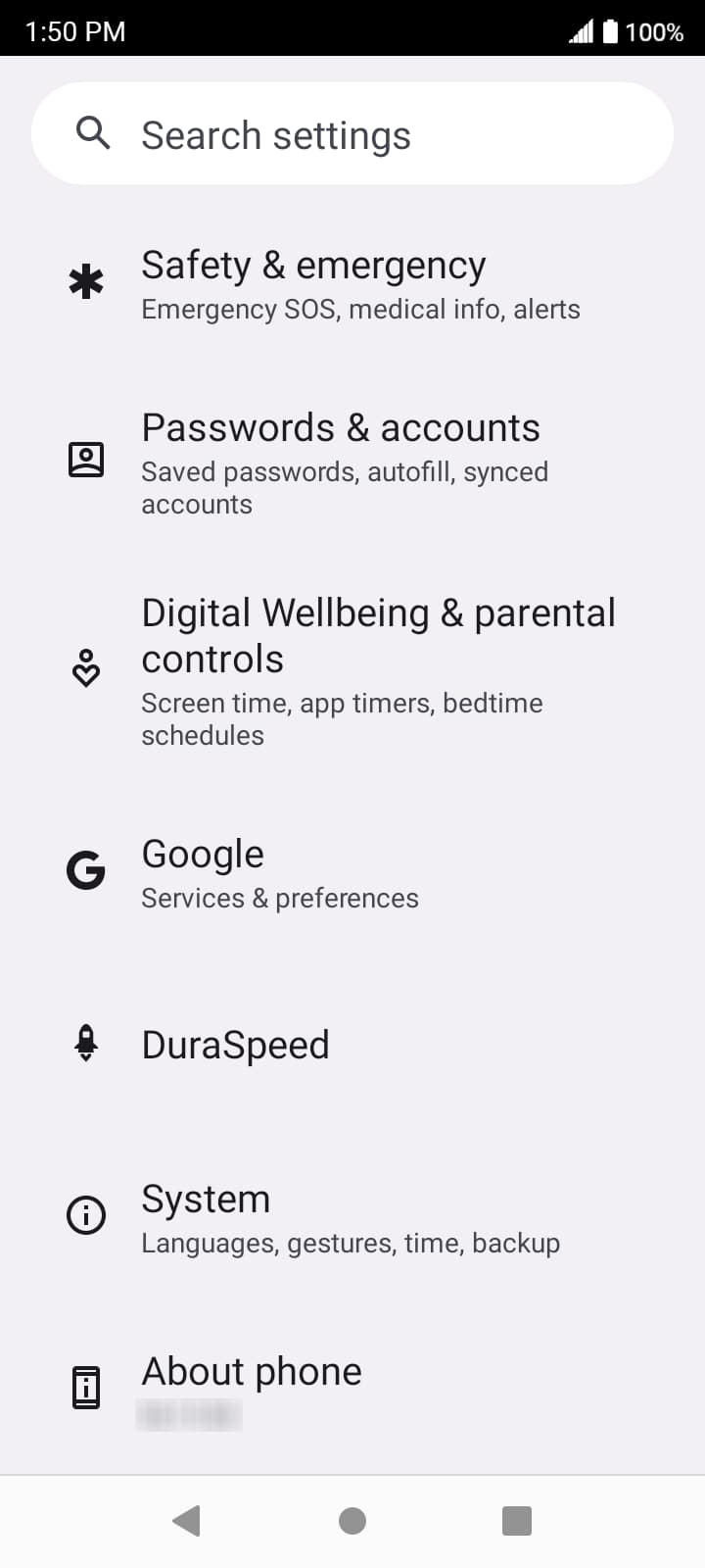 From the Settings app, scroll to and tap Apps.