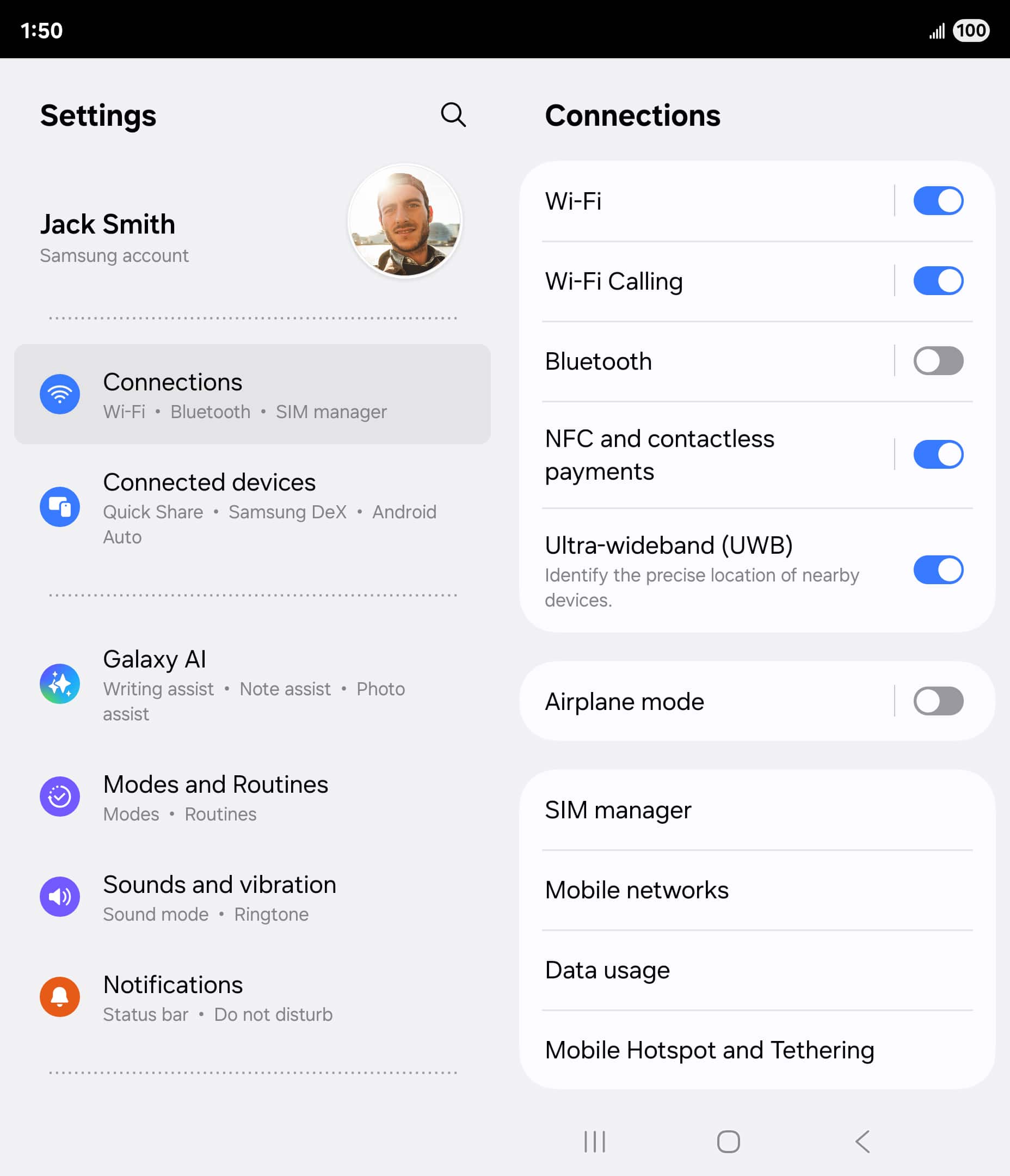 From the Settings app, scroll to and tap Apps.