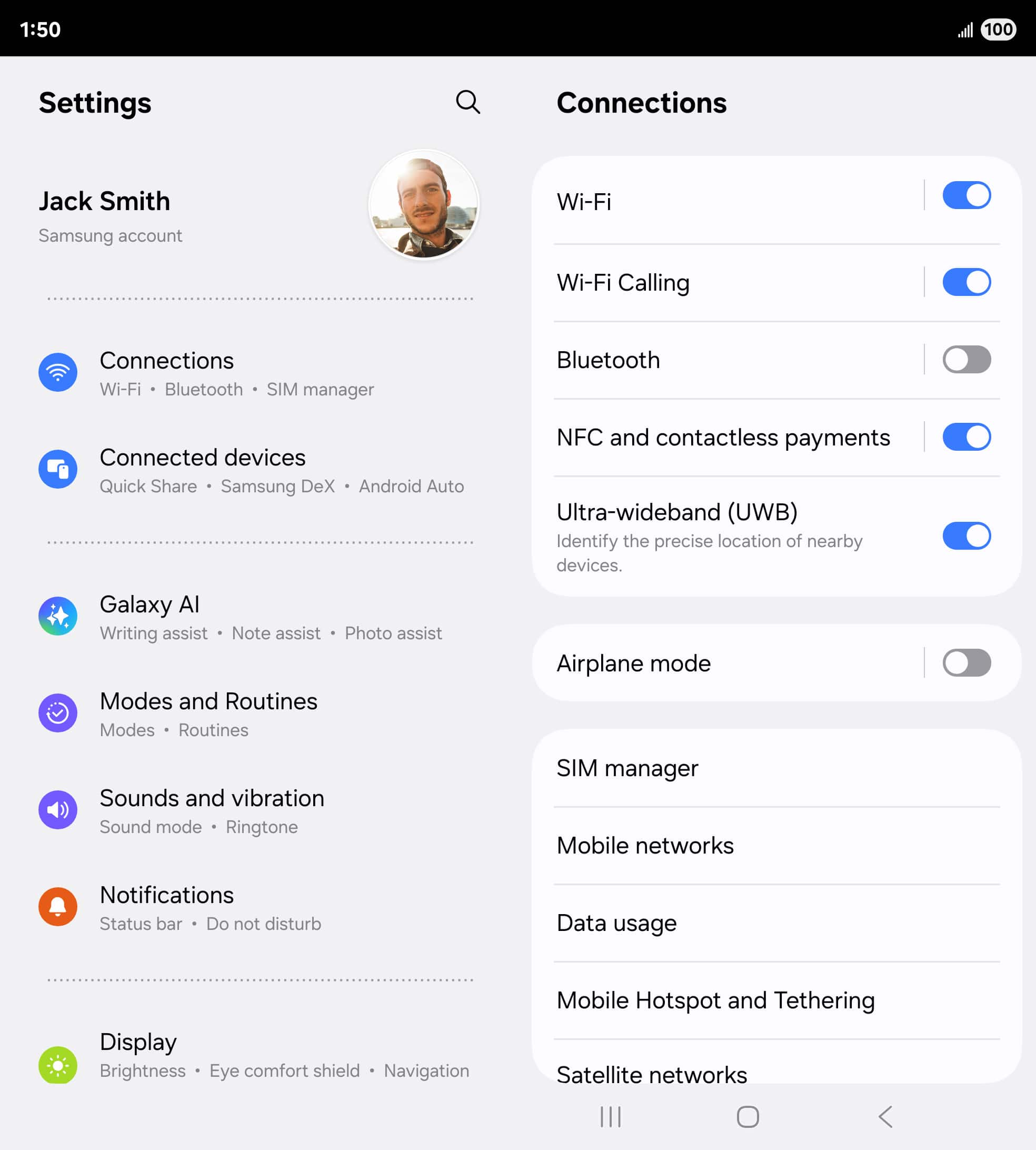 From the Settings app, scroll to and tap Apps.