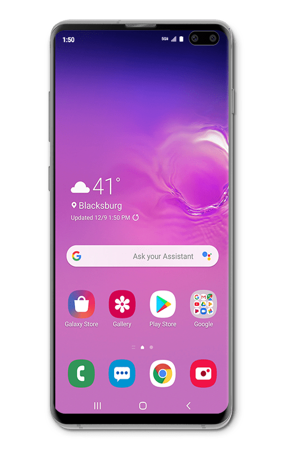 Getting to know the front of your device