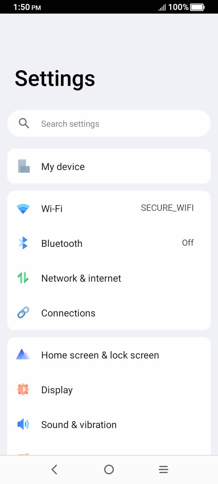 From the Settings app, scroll to and tap Apps.