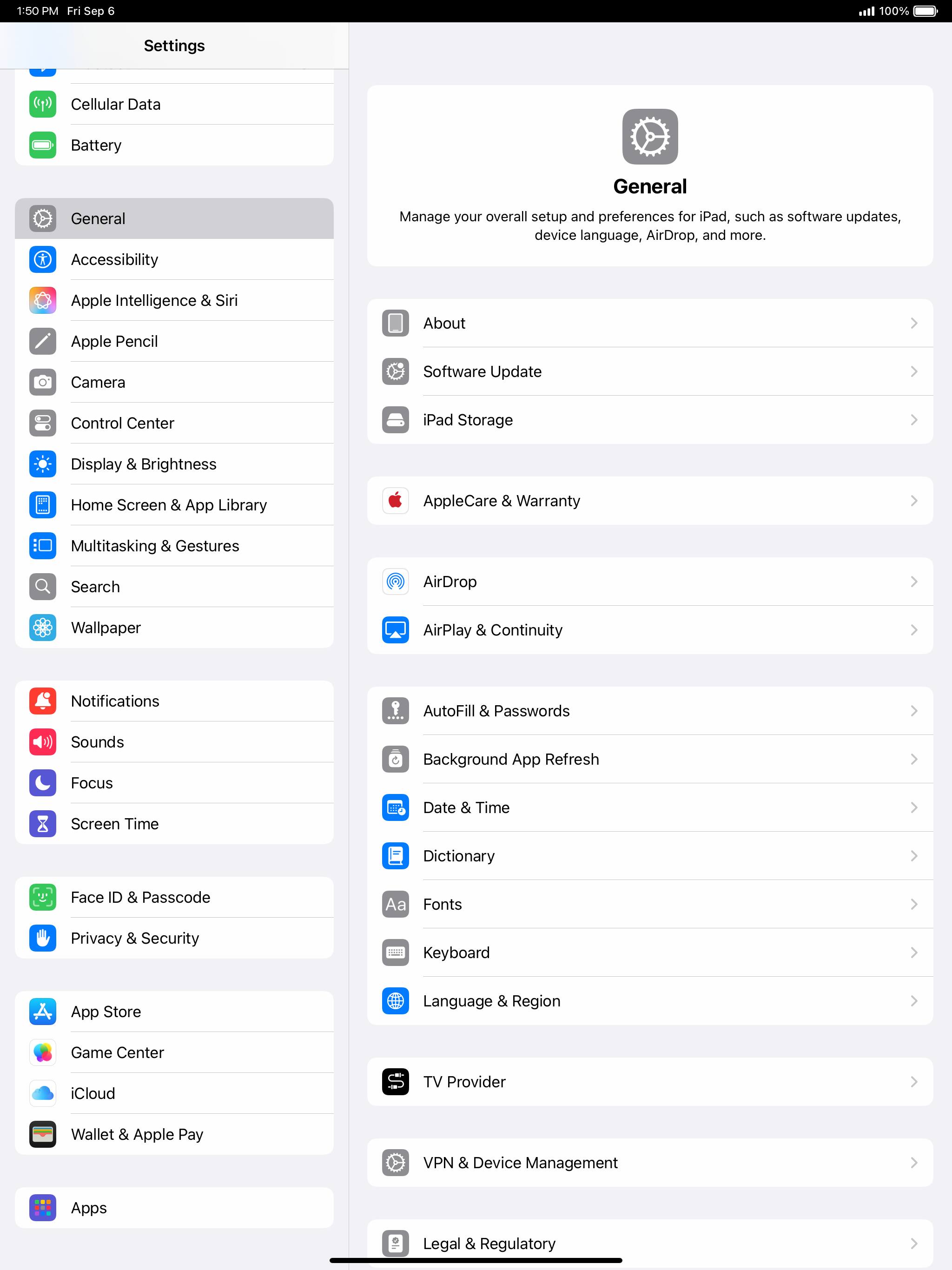 From the Settings app, scroll to and tap Apps.