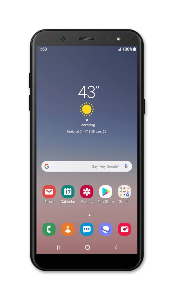 Getting to know the front of your device