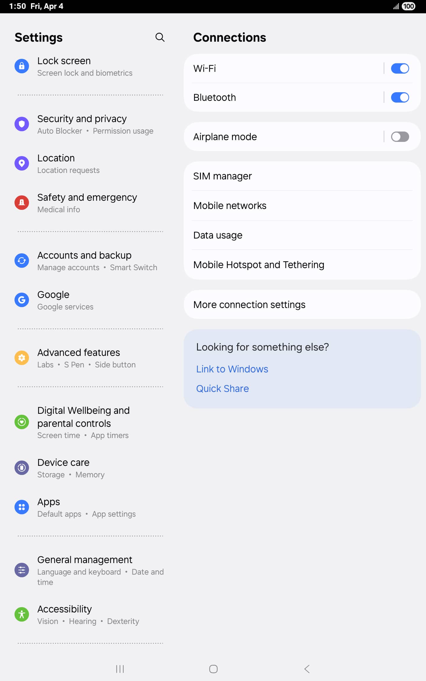 From the Settings app, scroll to and tap Apps.