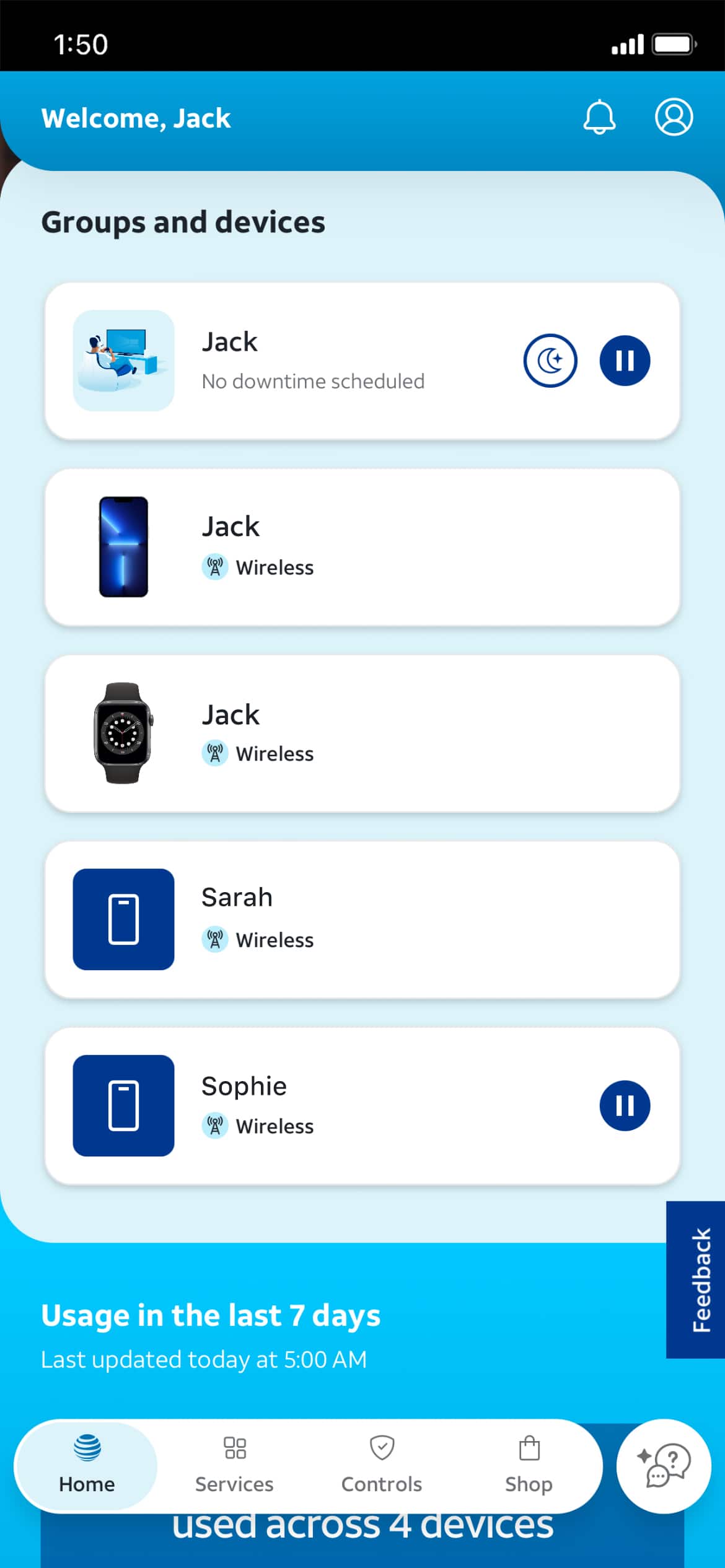 From the Settings app, scroll to and tap Apps.