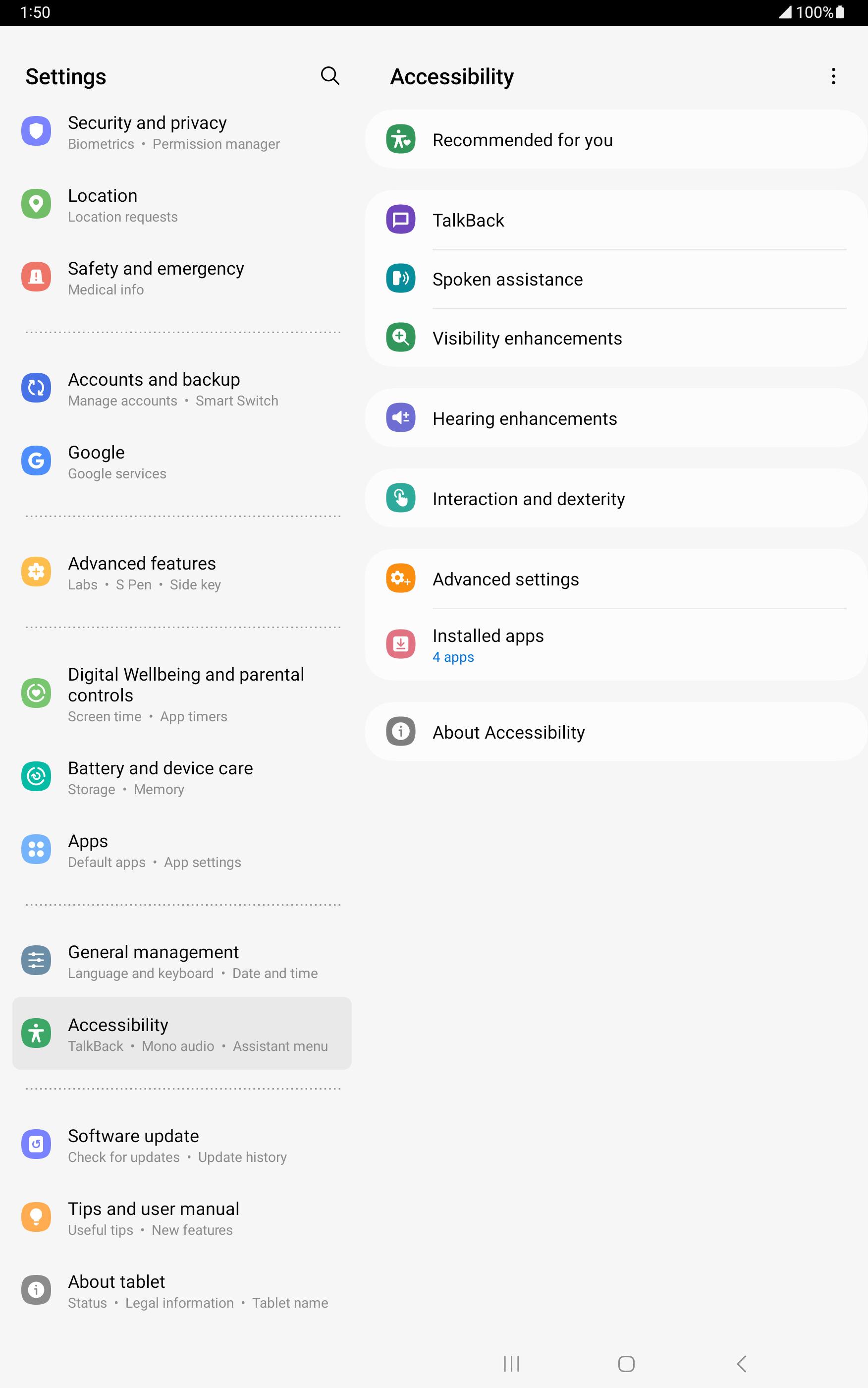 From the Settings app, scroll to and tap Apps.
