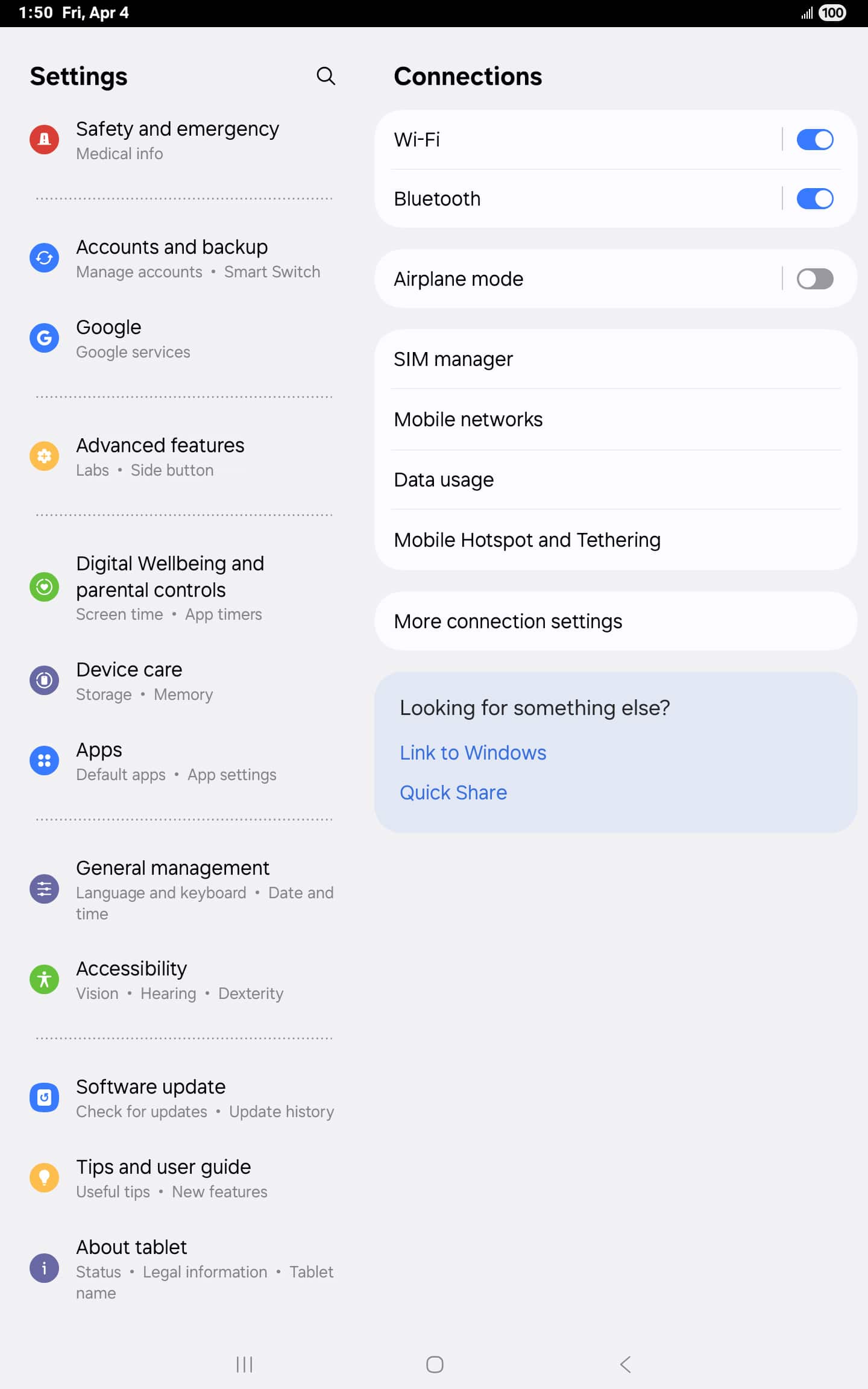 From the Settings app, scroll to and tap Apps.