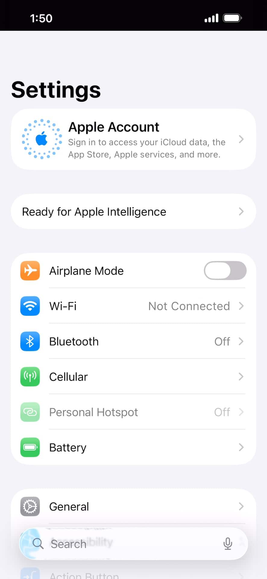 From the Settings app, scroll to and tap Apps.