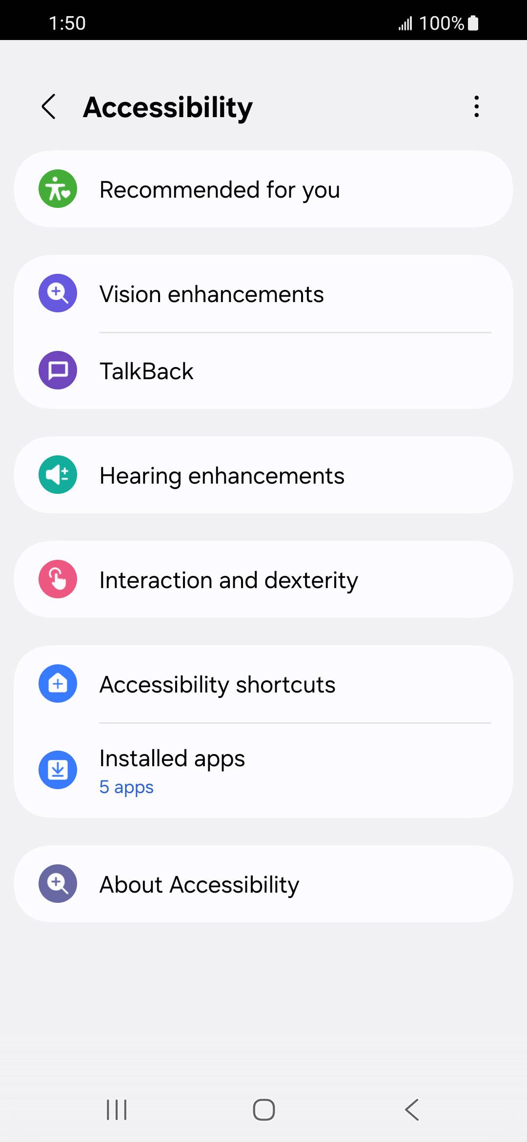 From the Settings app, scroll to and tap Apps.