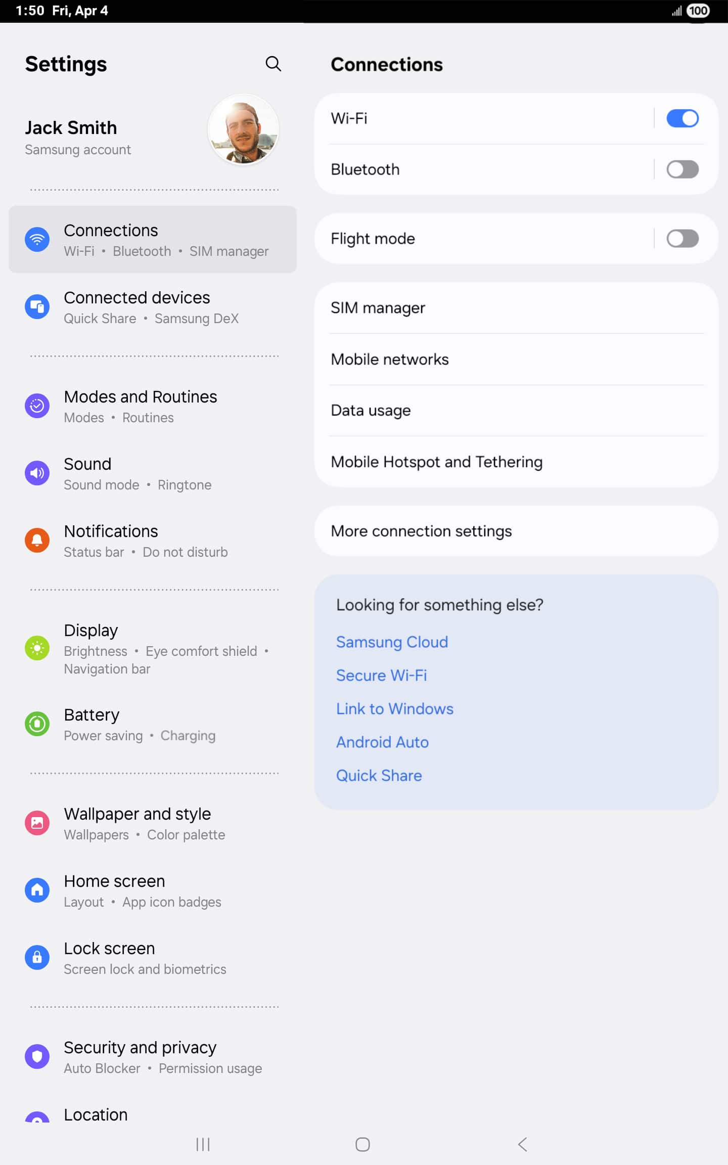 From the Settings app, scroll to and tap Apps.