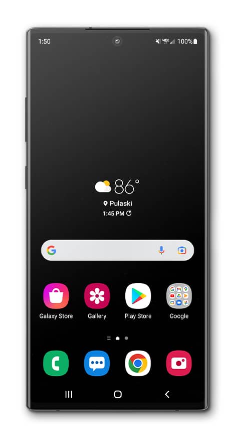 Getting to know the front of your device