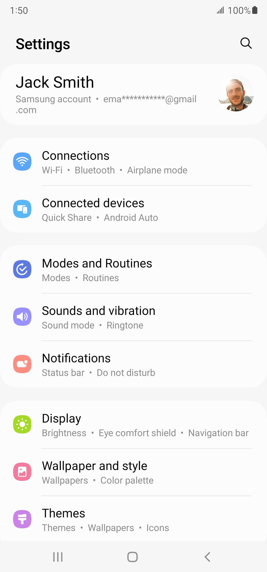 From the Settings app, scroll to and tap Apps.