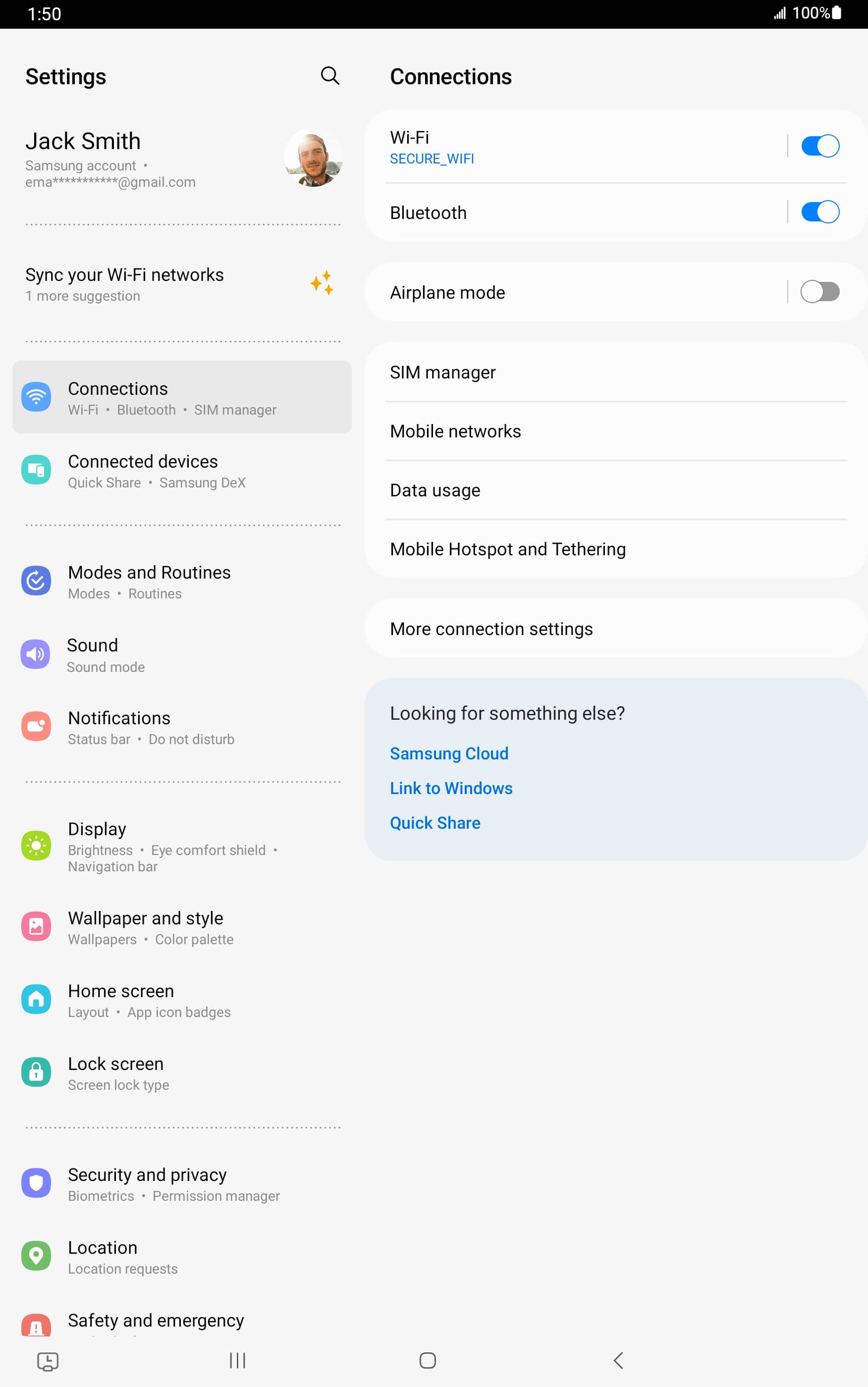 En la aplicación Settings, toca Apps.