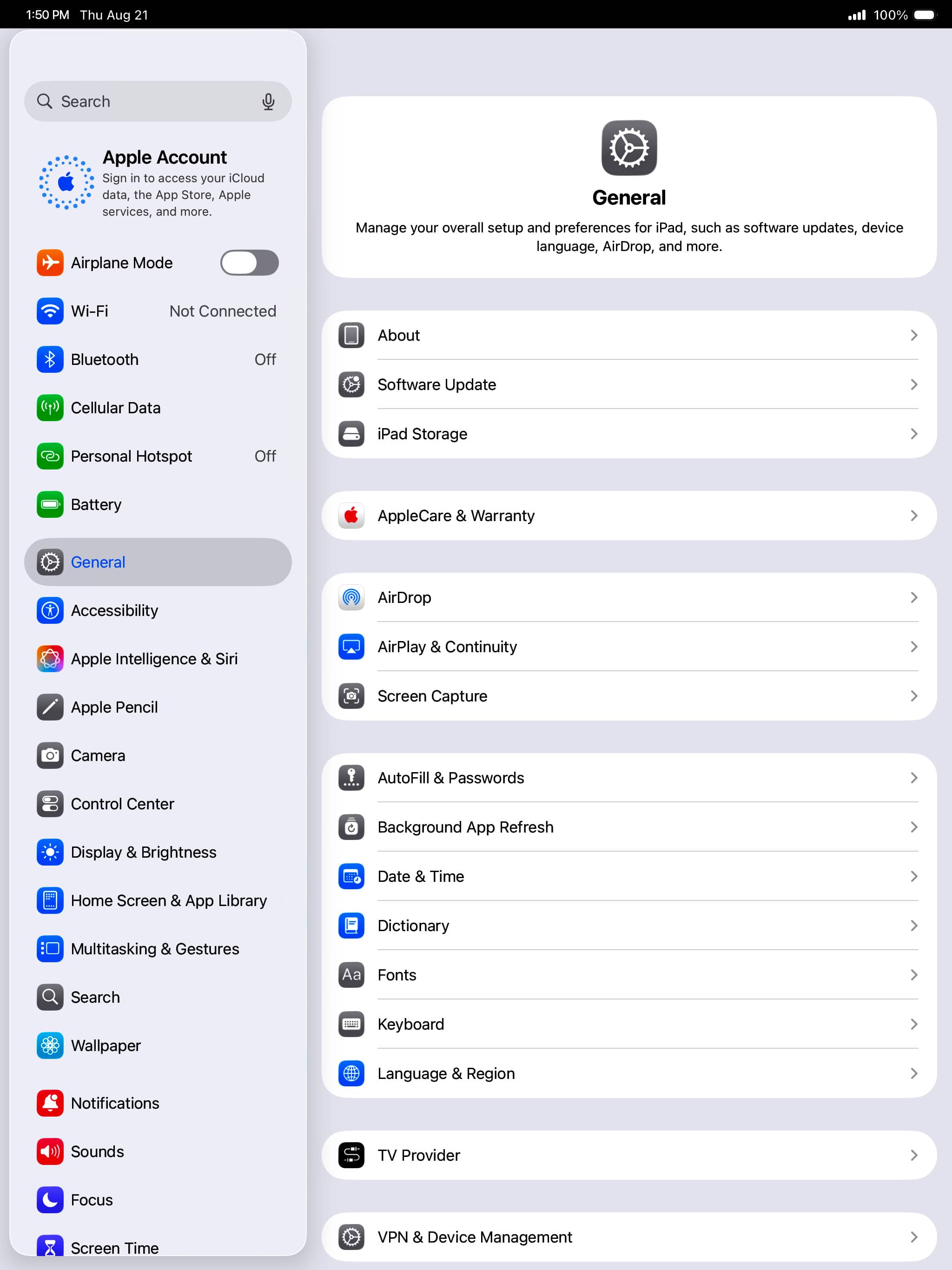 From the Settings app, scroll to and tap Apps.