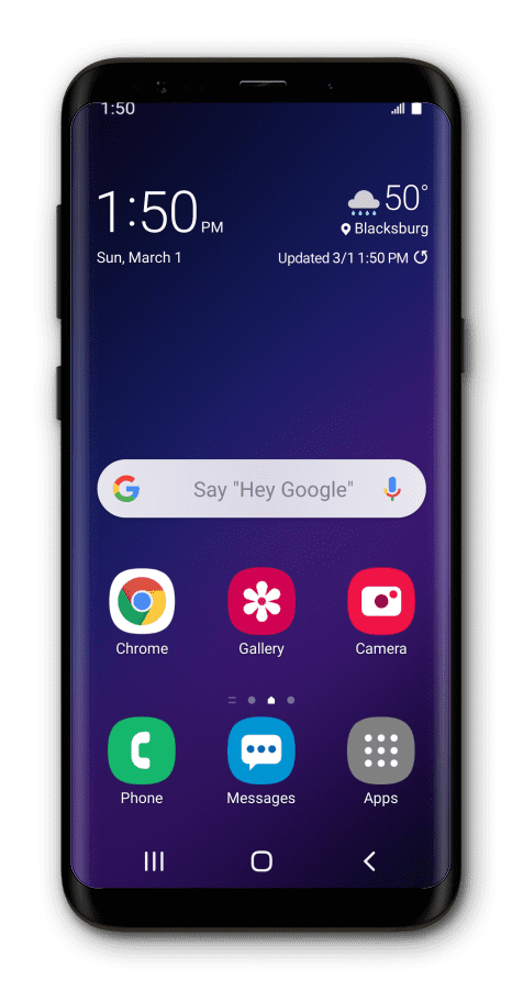 From the Settings app, scroll to and tap Apps.