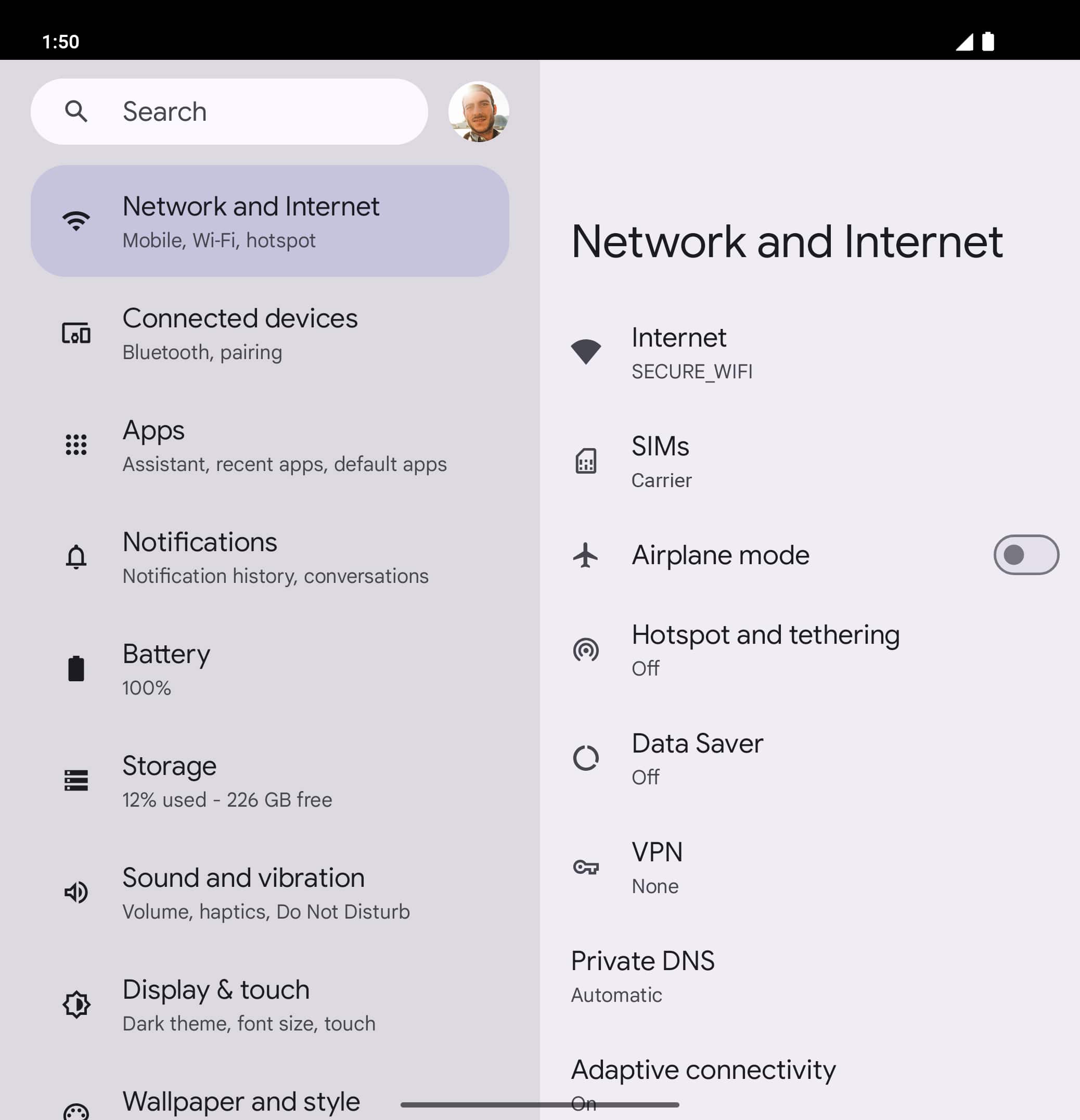From the Settings app, scroll to and tap Apps.
